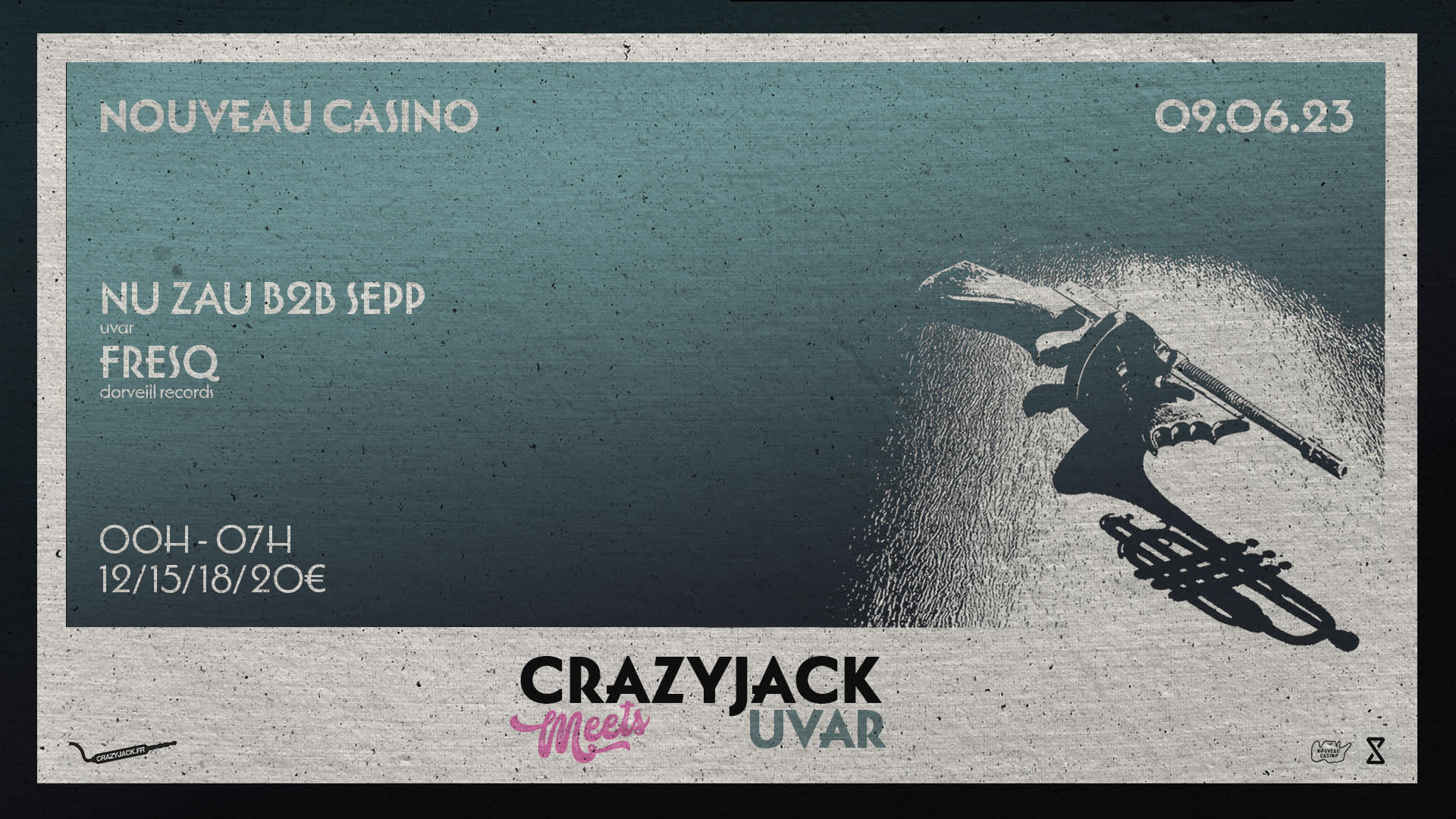 Crazyjack Meets Uvar : Nu Zau B2b Sepp, Fresq