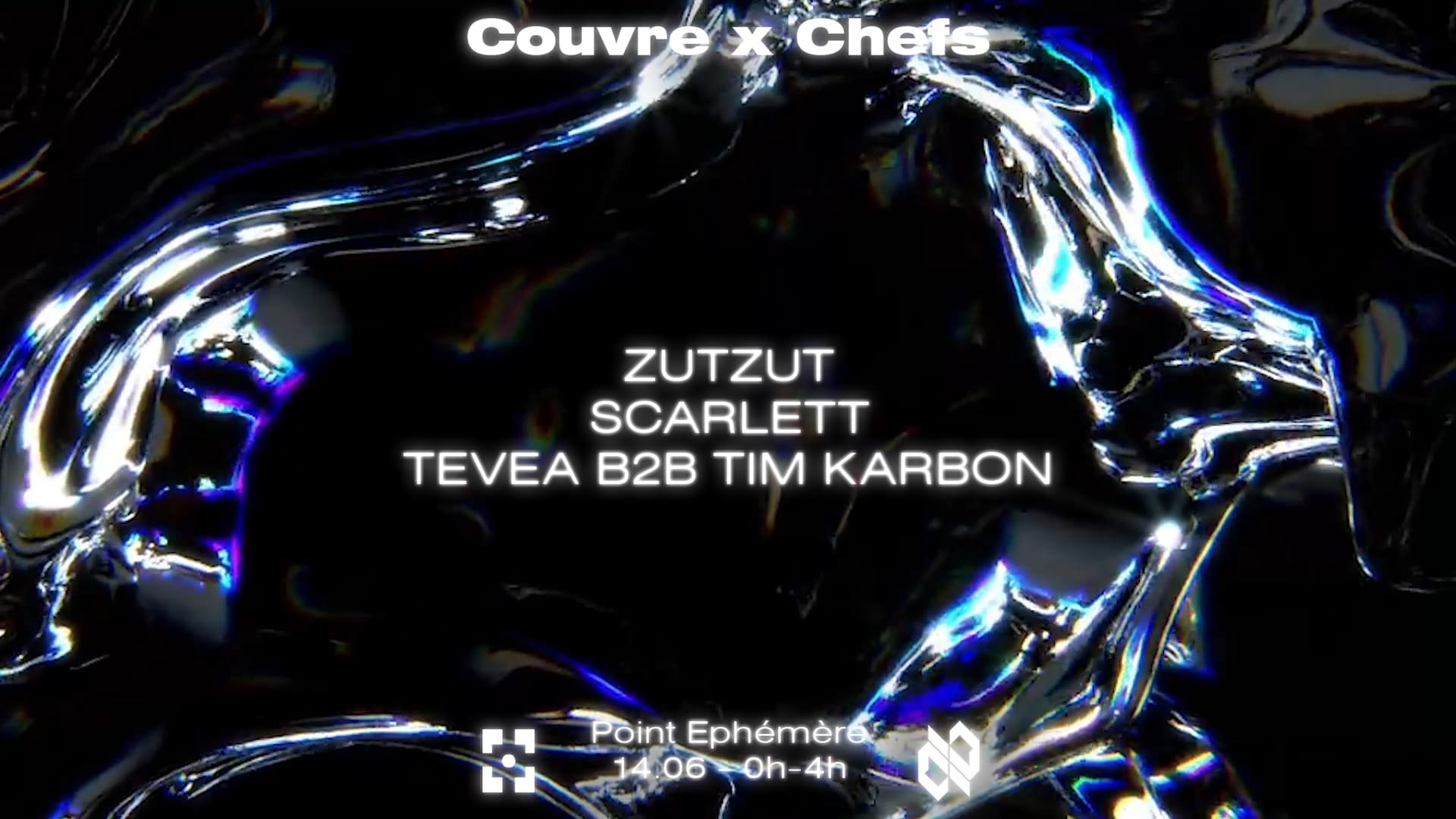 Couvre X Chefs : Zutzut, Scarlett, Tévéa B2b Tim Karbon