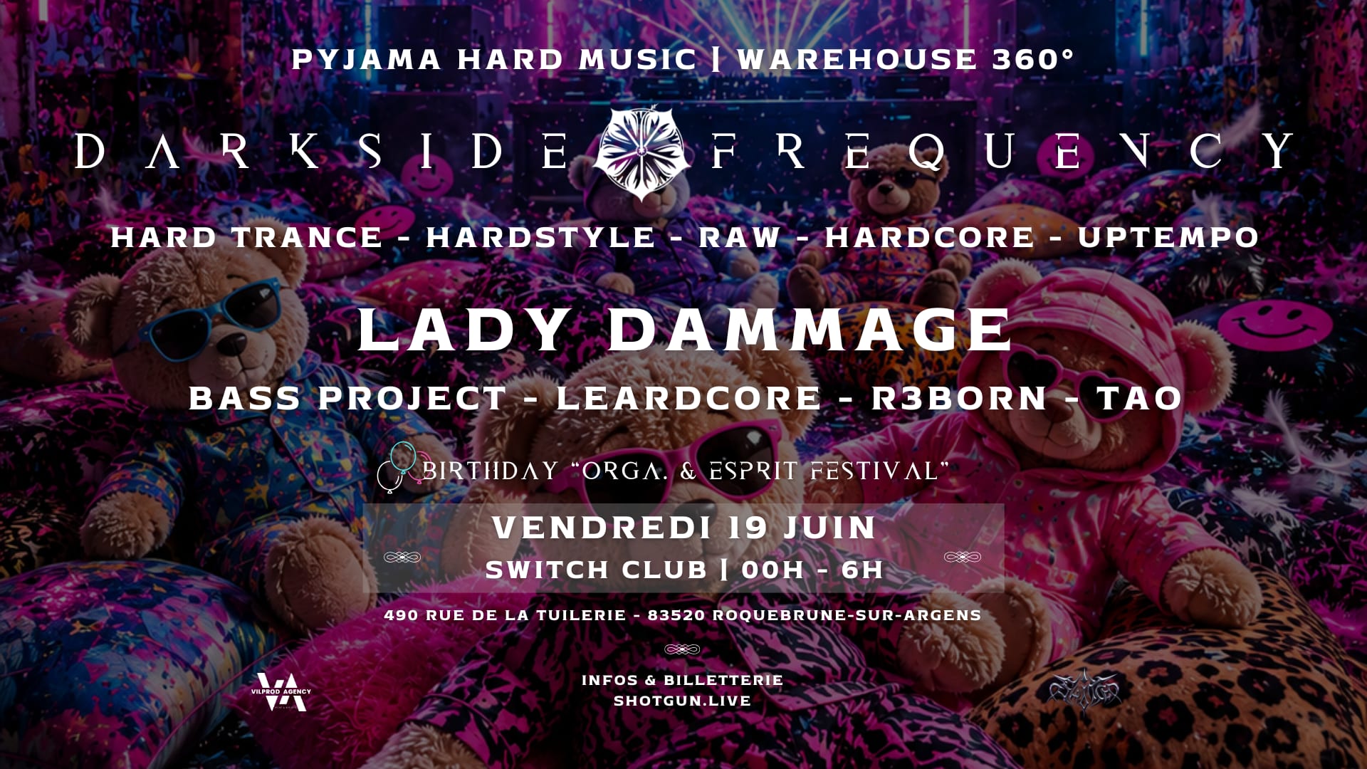 Lady Dammage | Pyjama Hard Music - Darkside @ Switch 19.06
