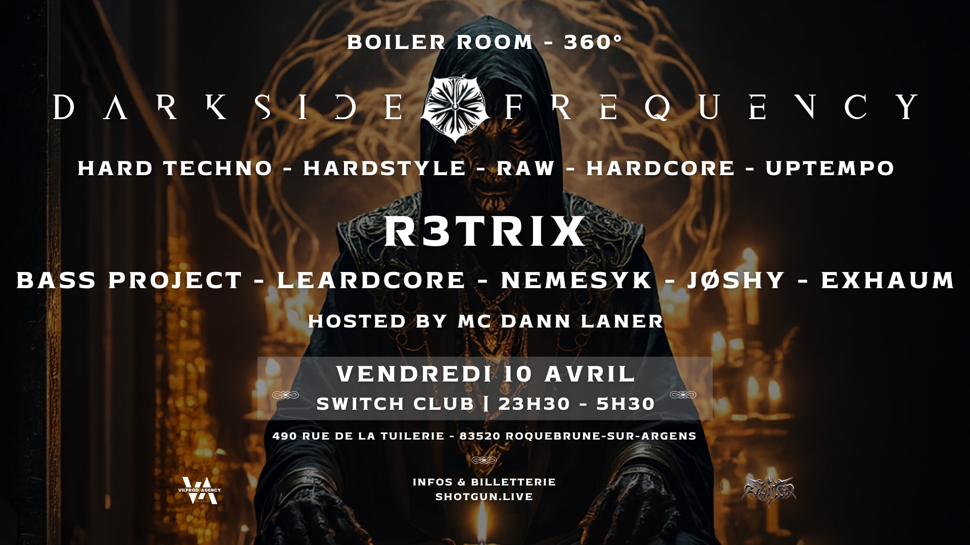 R3trix | Darkside Frequency - Hard Music @ Switch Club 10.04