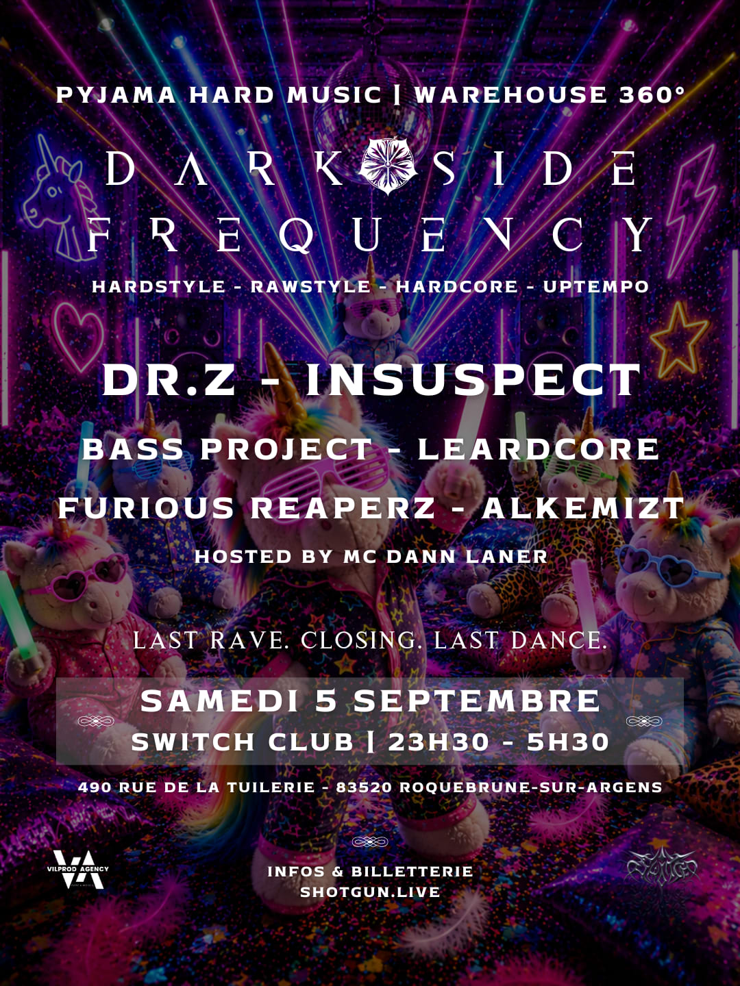 Dr.Z & Insuspect | Closing Pyjama Hard Music @ Switch 05.09