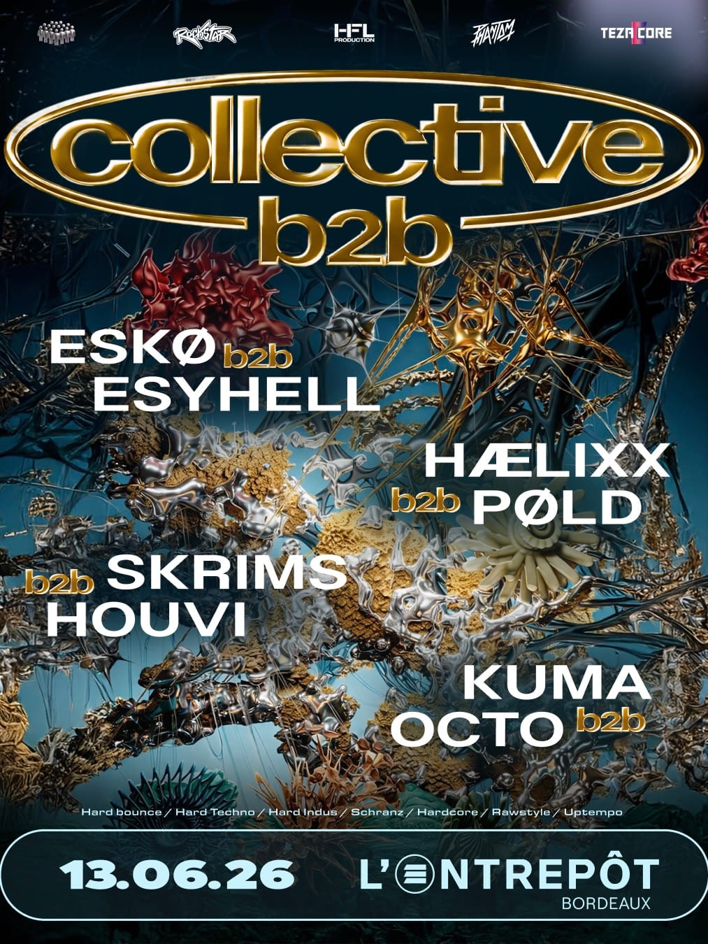 Collective B2b // Cluster - Rockstar - Phantom - Tezaccore