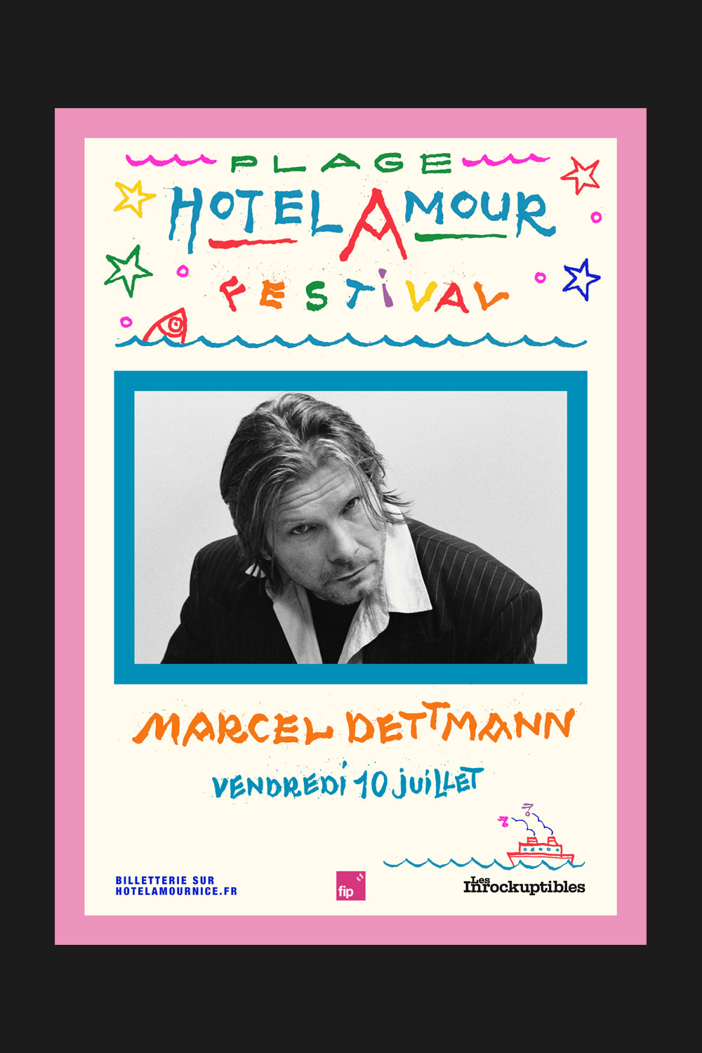 Marcel Dettmann & Sam Quealy À La Plage De L'hotel Amour