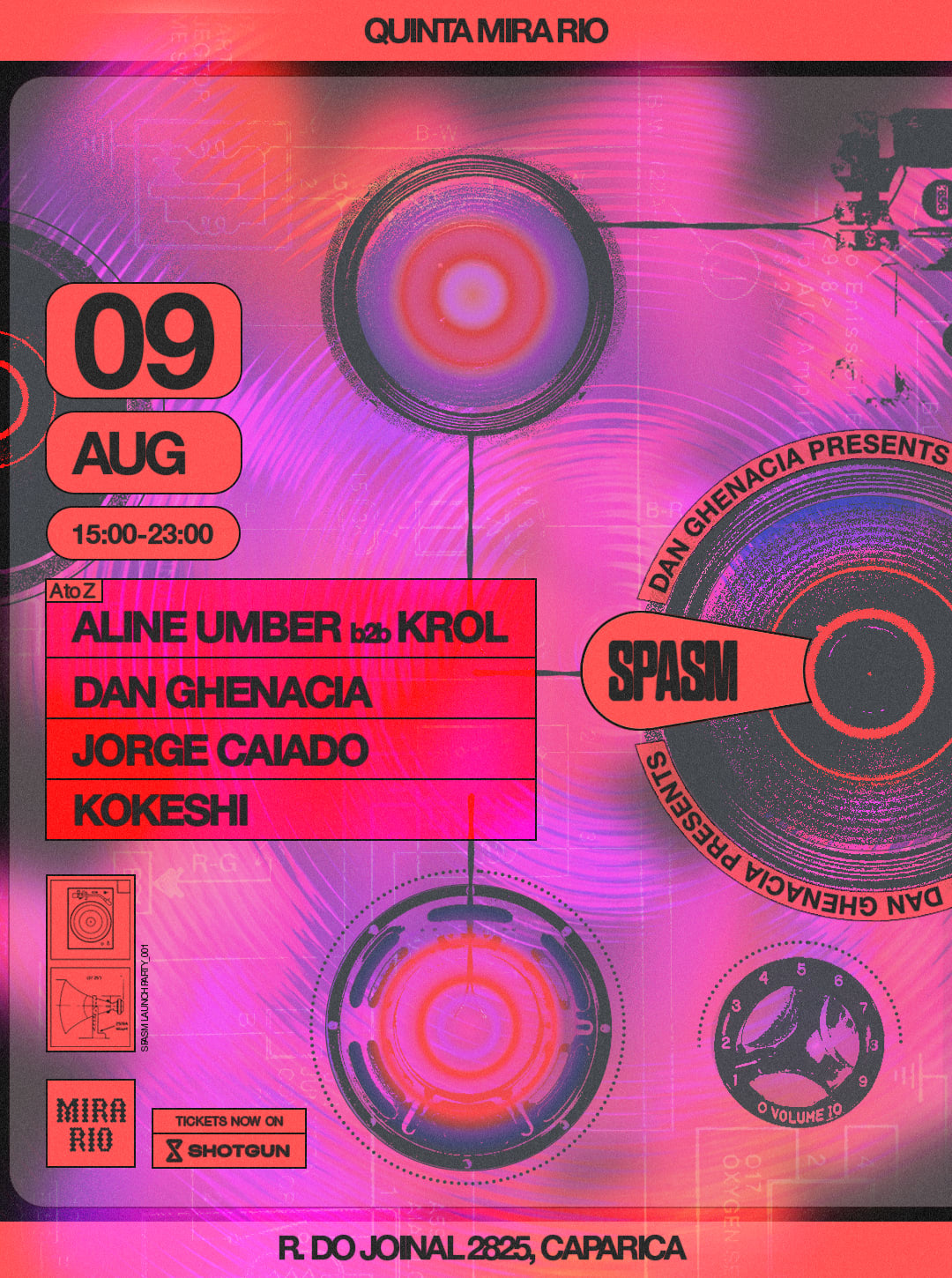 Spasm X Mira Rio W/ Dan Ghenacia, Aline Umber & More