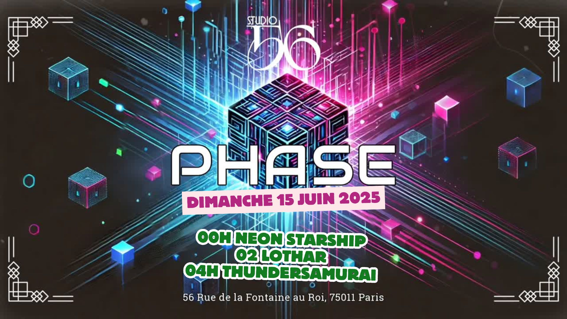Phase W/ Neon Starship, Lothar & Thundersamurai