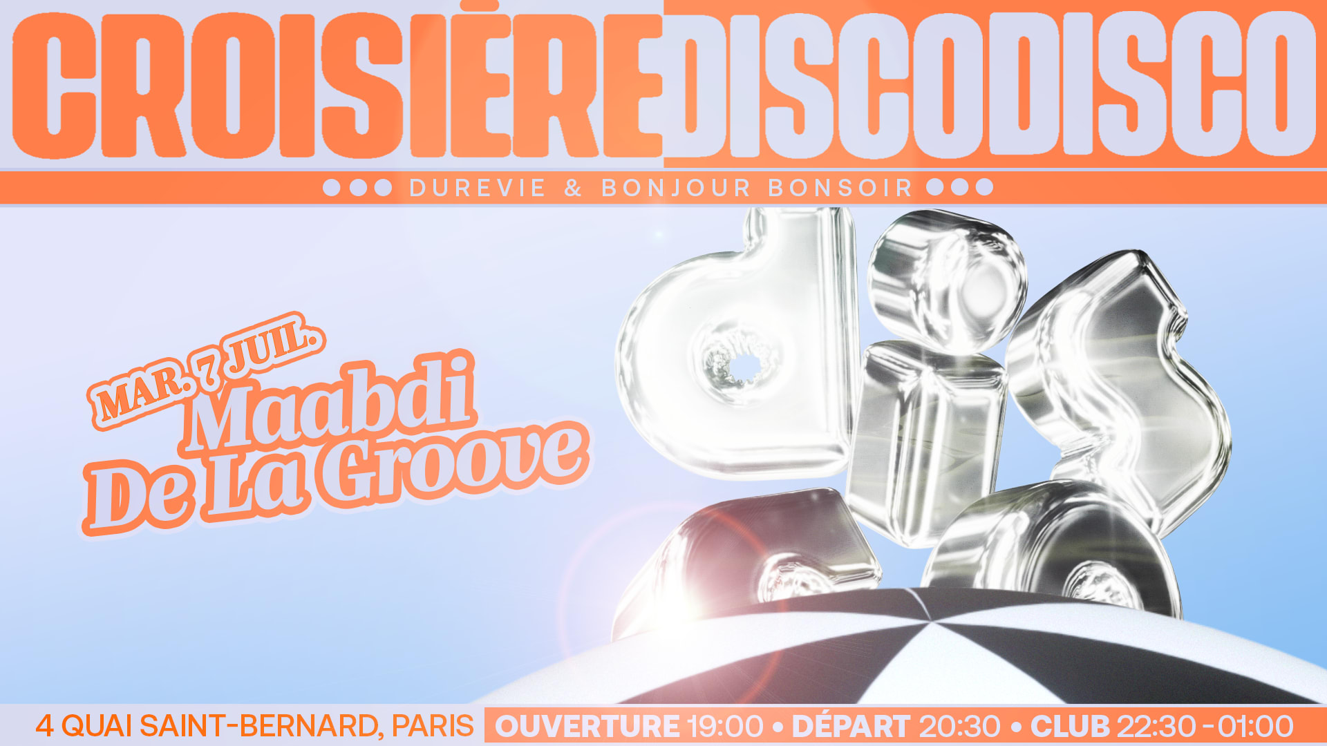 Disco Disco Croisière : Maabdi, De La Groove