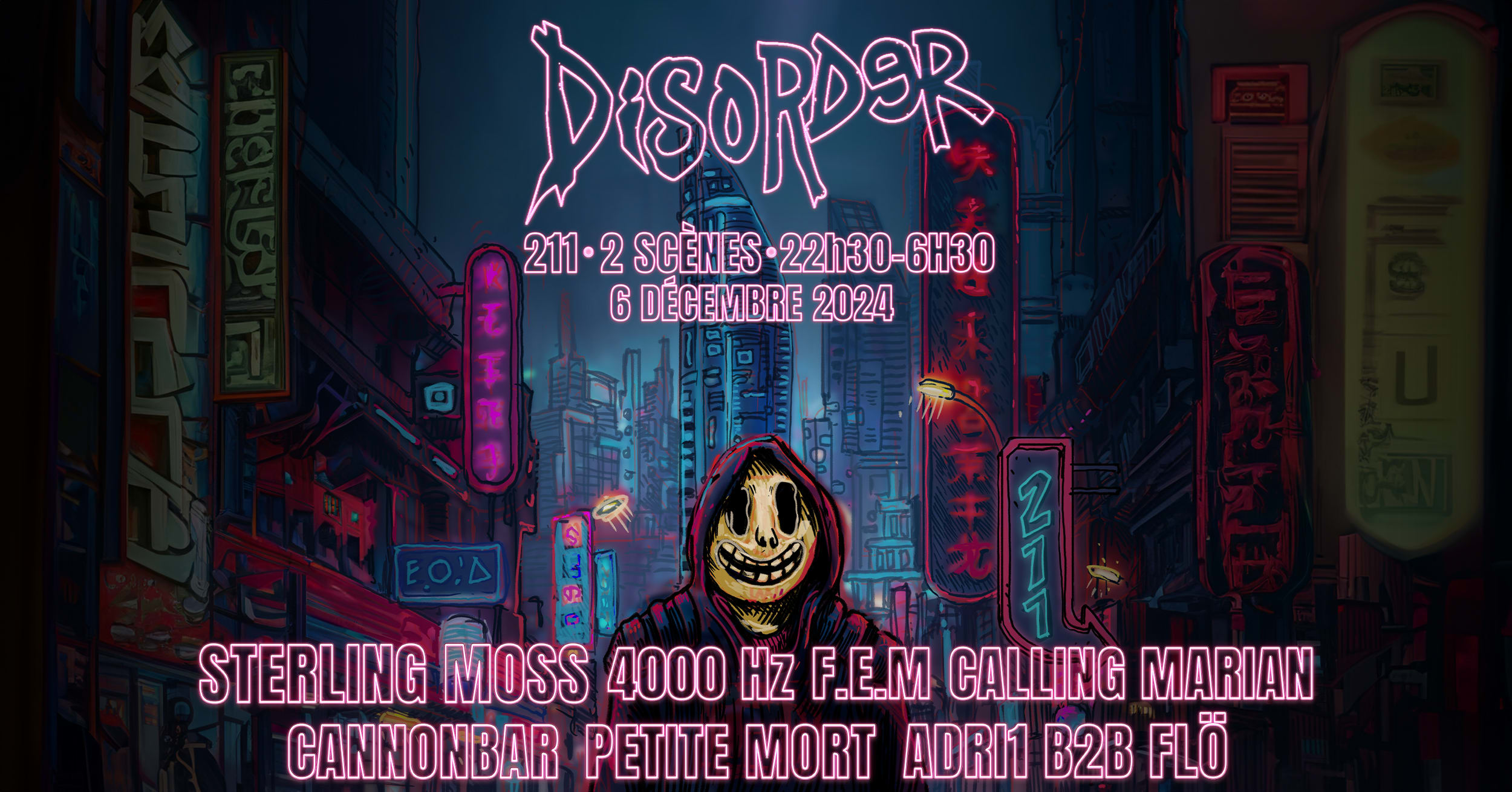 Disorder: Sterling Moss, Calling Marian, 4000hz, F.E.M &More