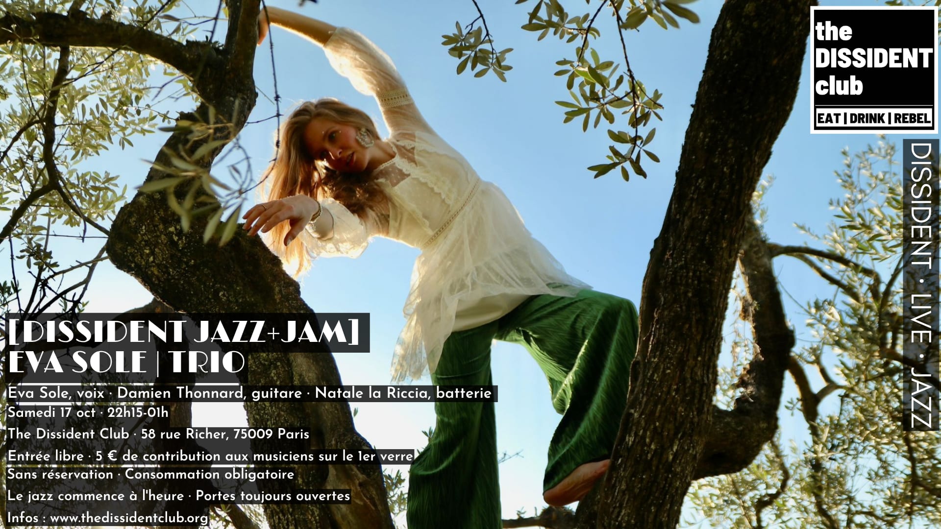 [Dissident Jazz+Jam] Eva Sole | Trio