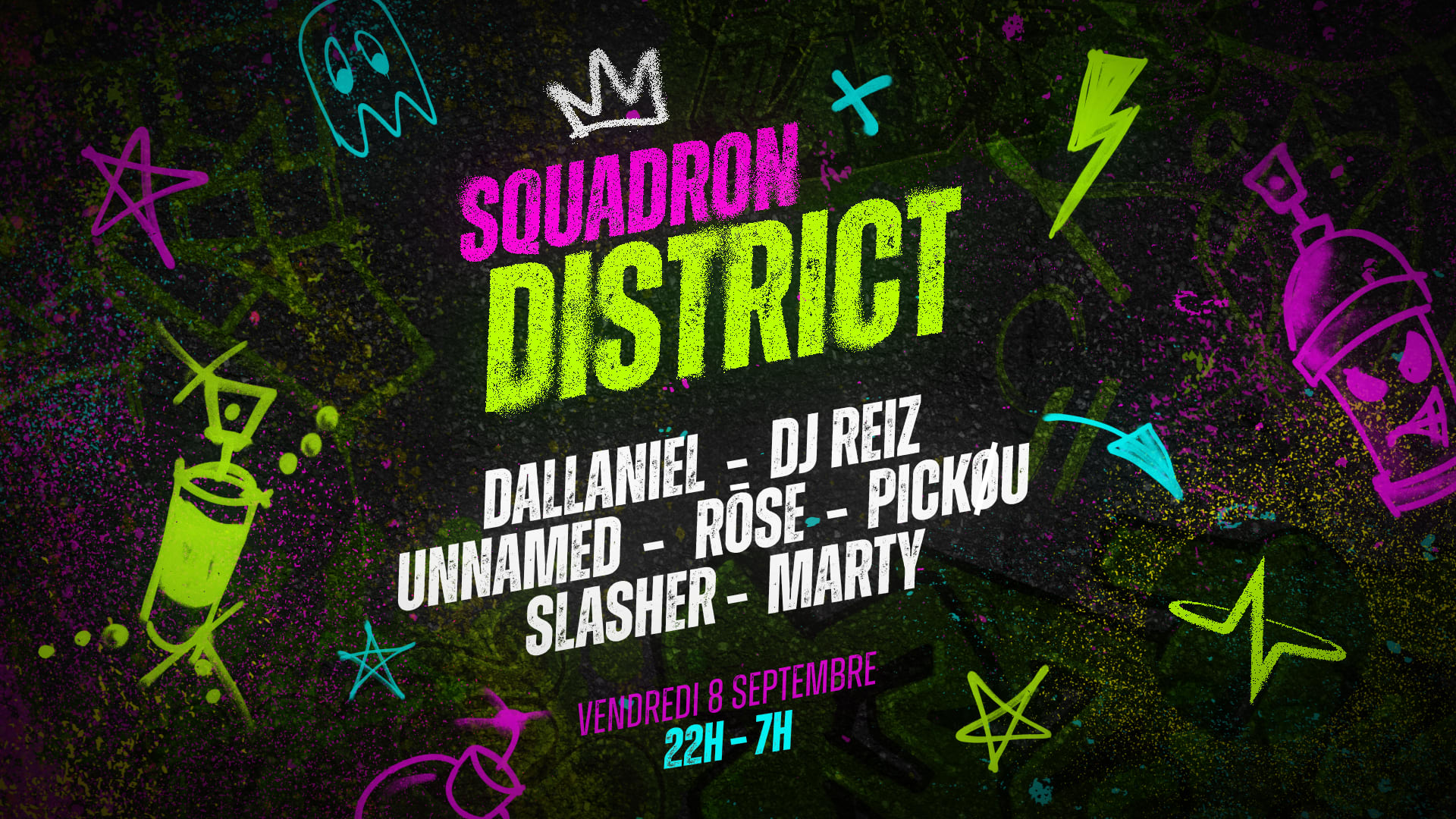 Squadron District : Dallaniel , Dj Reiz , Unnamed , Pickøu