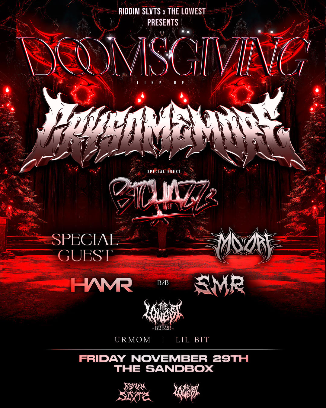 The Lowest And Riddim Slvts Present: Doomsgiving