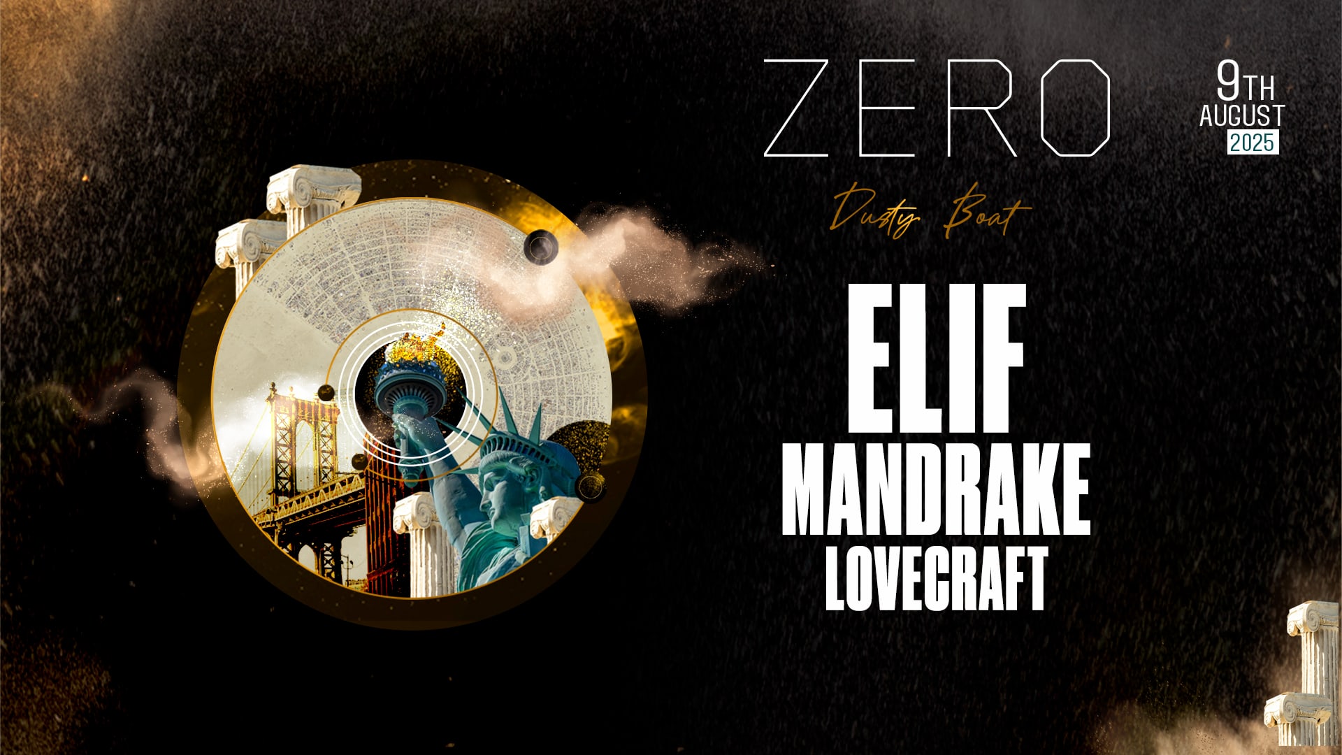 Sold Out- Zero:  The Dusty Boat W/ Elif, Mandrake, Lovecraft