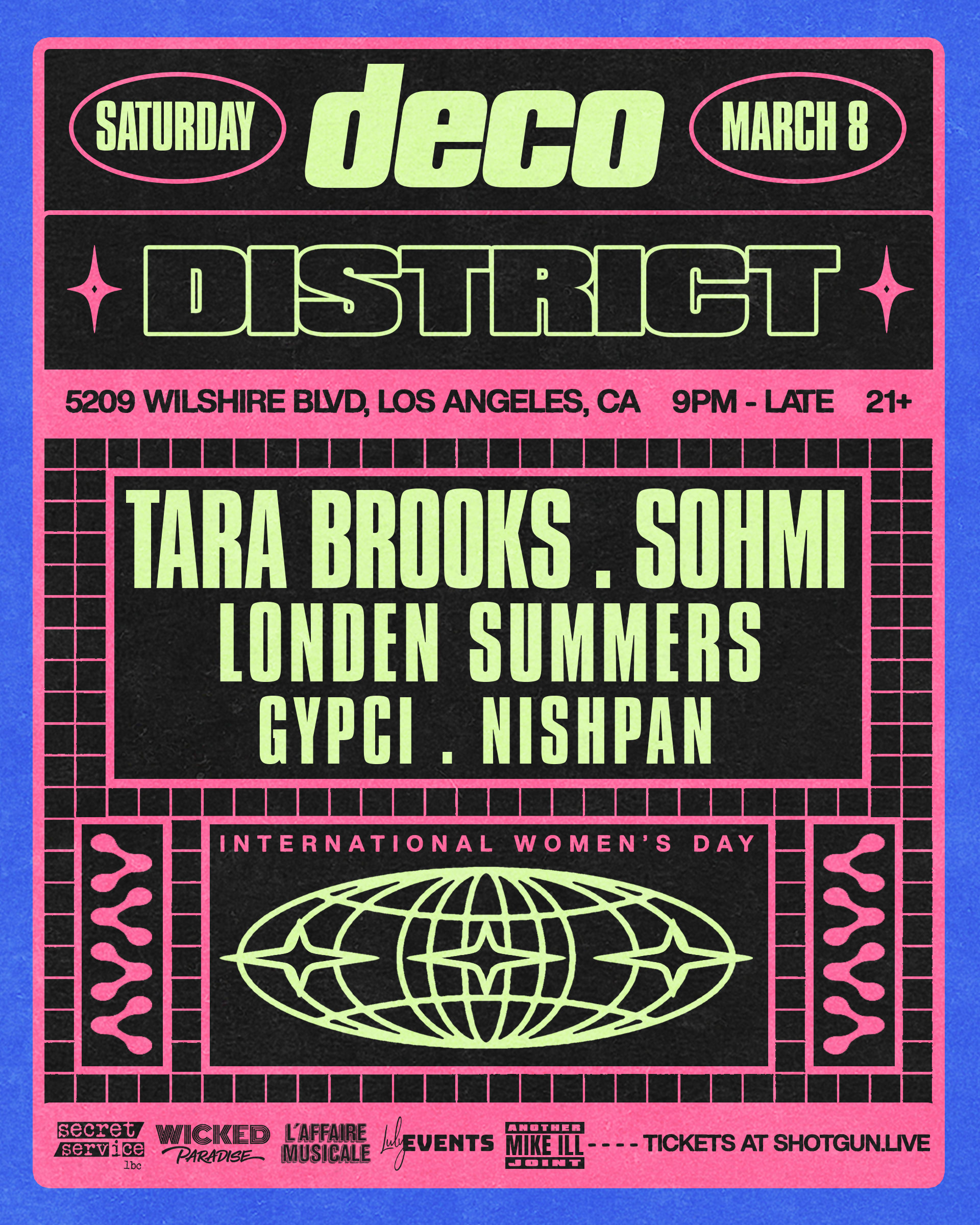 Deco District: Tara Brooks Sohmi Londen Summers Nishpan - La