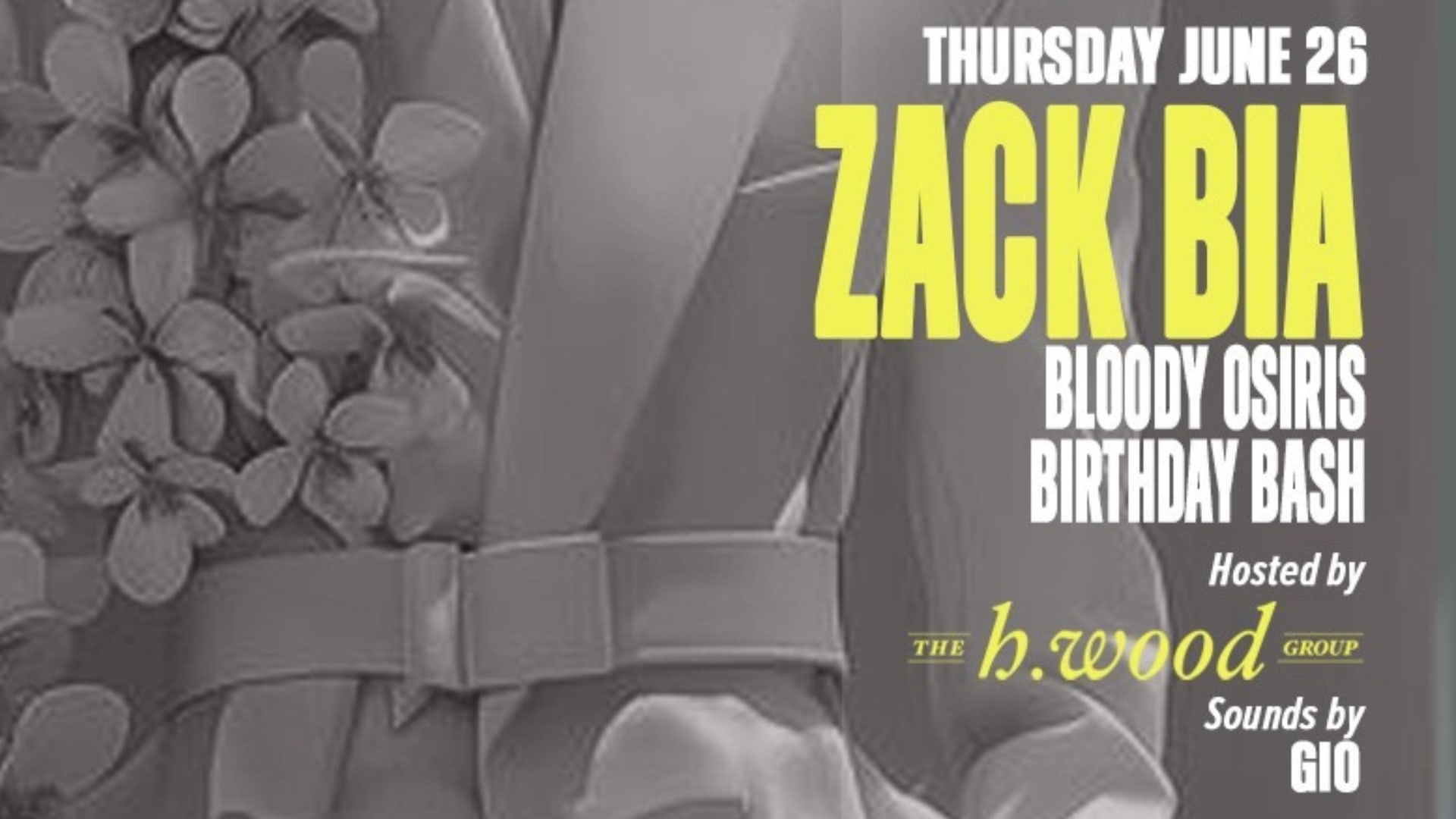 Zack Bia At L'arc Paris / Bloody Osiris Birthday Bash