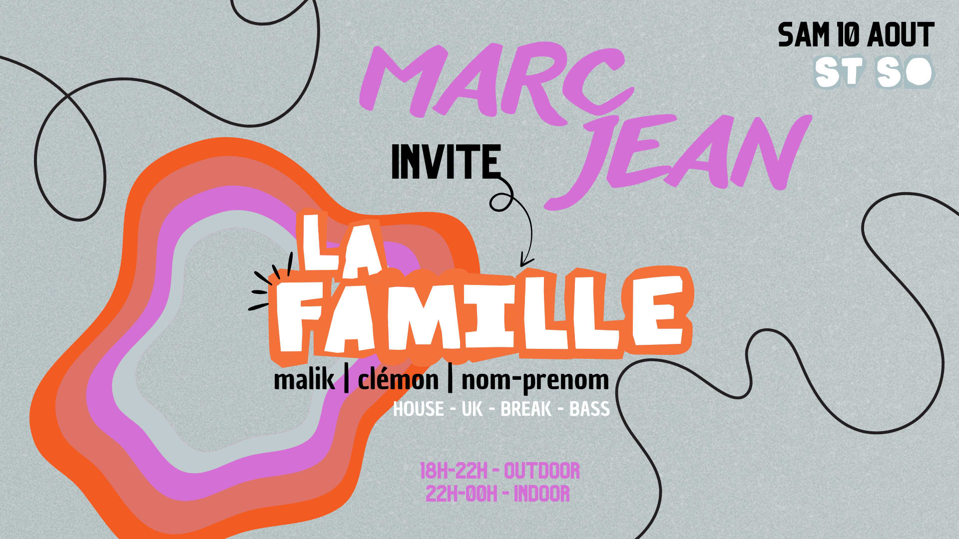 Marc Jean Invite La Famille