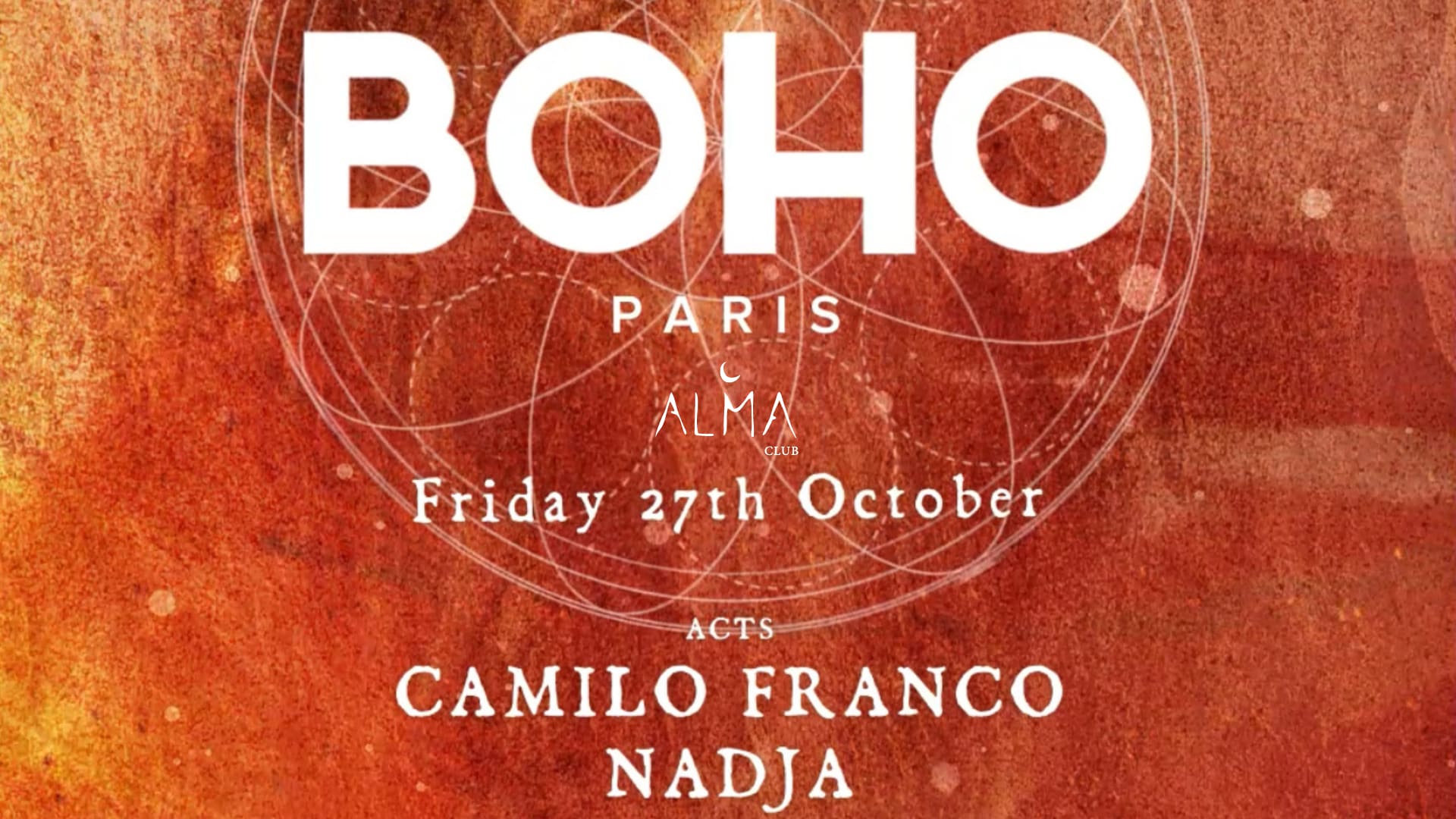 Alma Club Invites Camilo Franco & Nadja