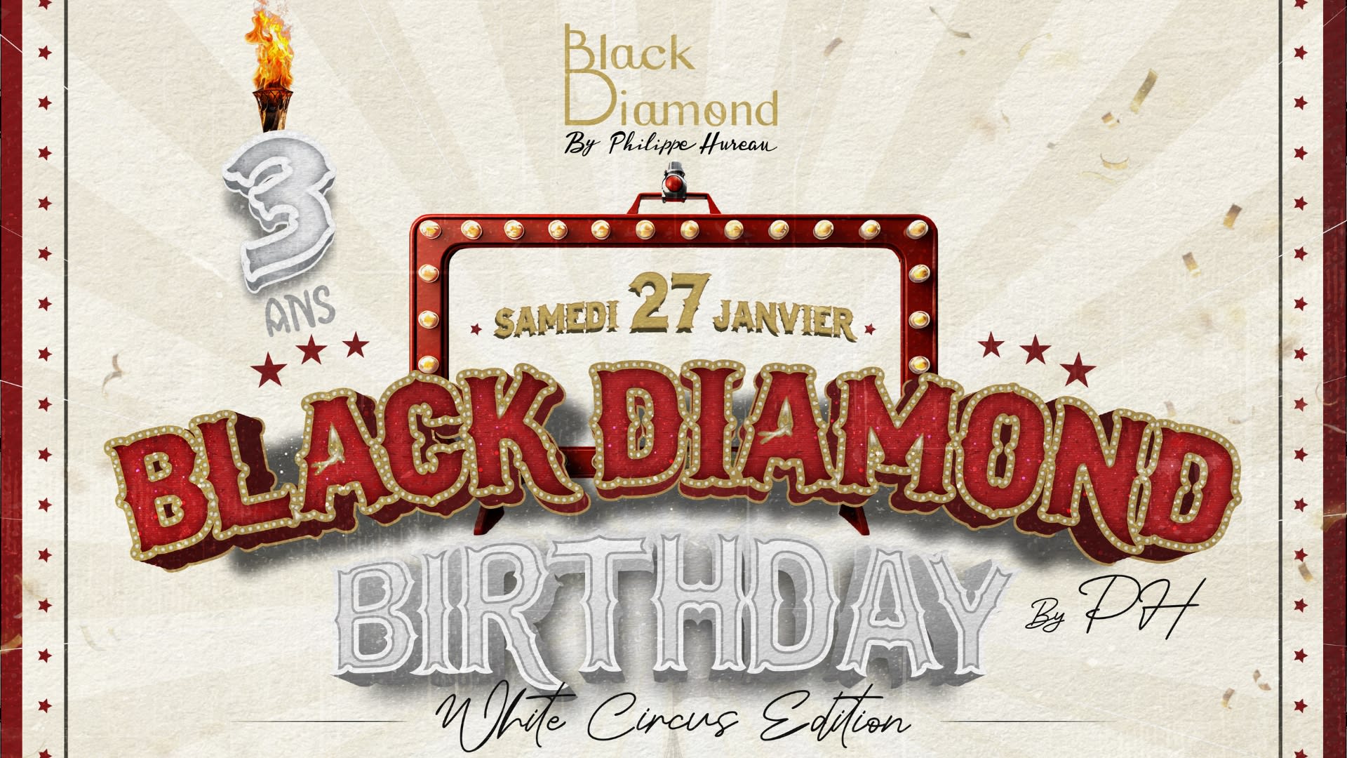 Birthday's - White Circus Edition - 3 Ans !
