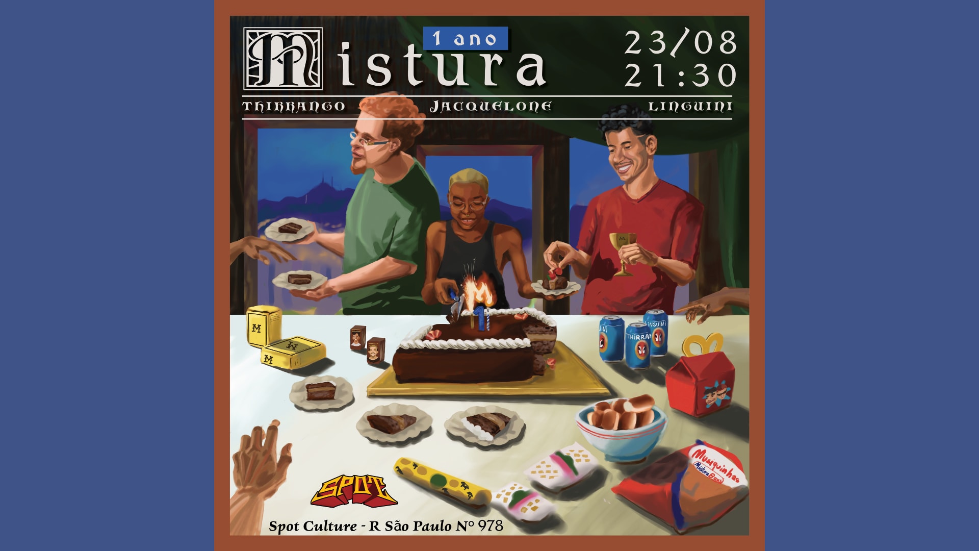 Mistura 1 Ano Convida Jacquelone