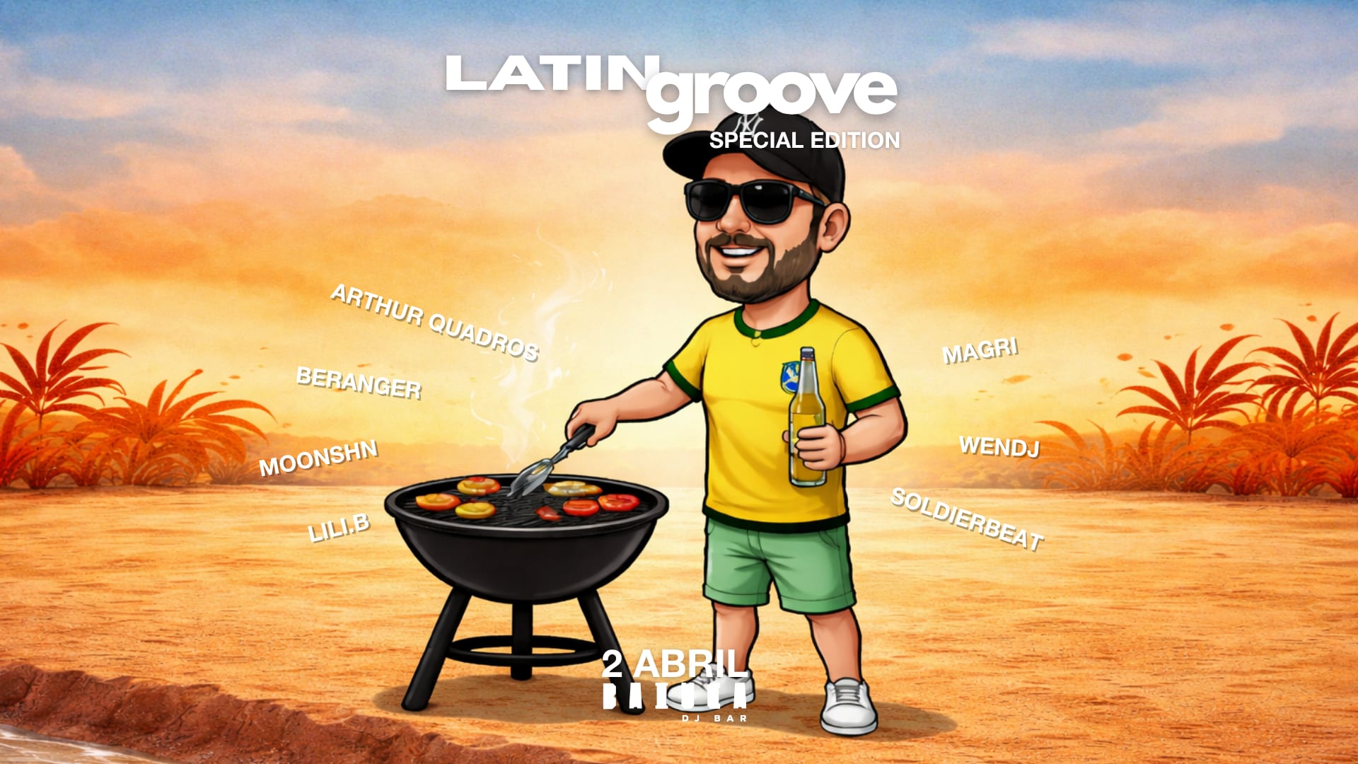 Latin Groove 2 Abril - Baiuca Dj Bar