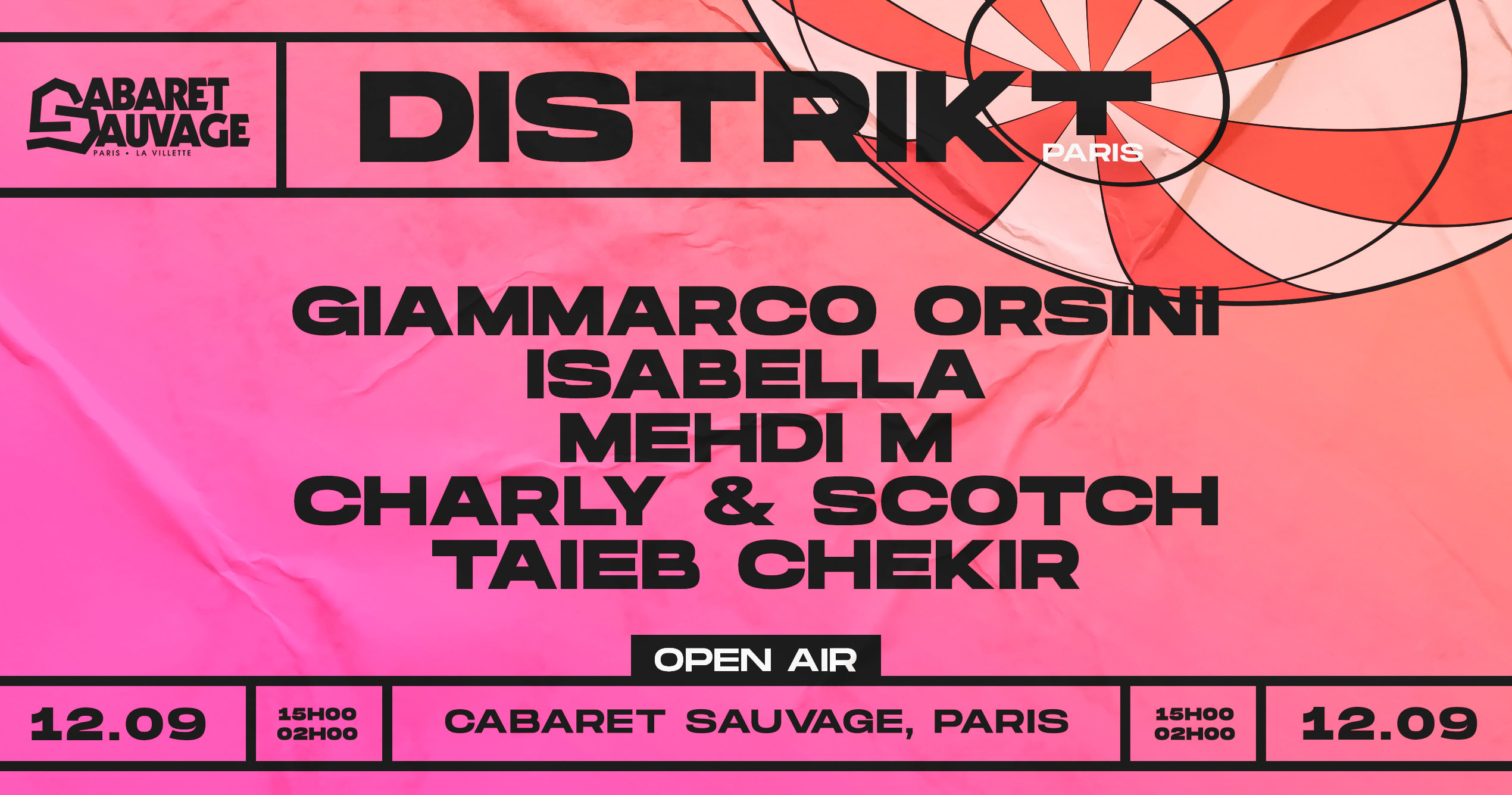 Distrikt Paris • Sunday Gathering (Open Air)