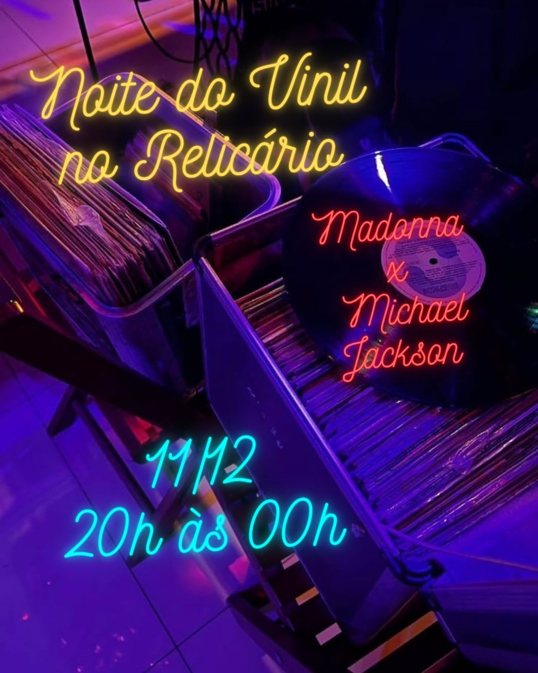 Noite Do Vinil - Madonna X Michael Jackson