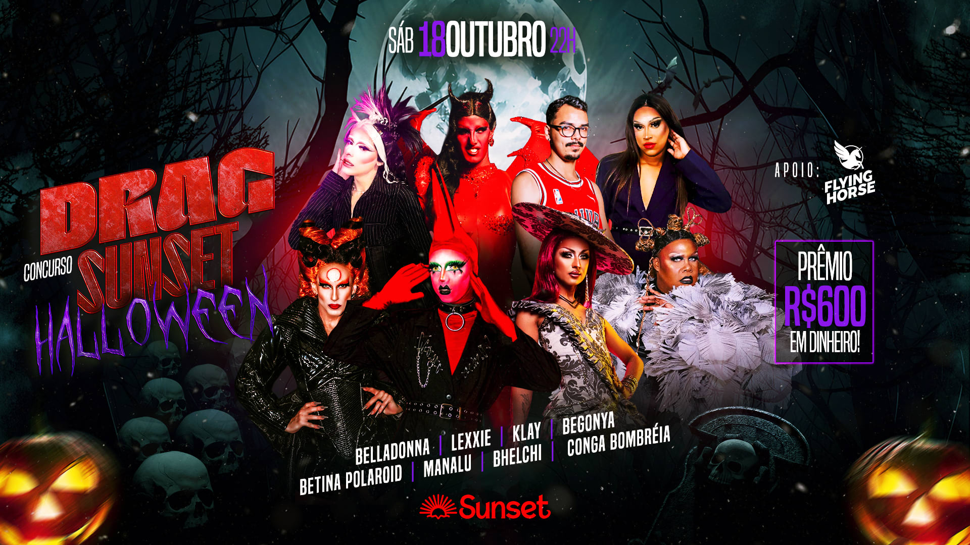Drag Sunset Edição Halloween