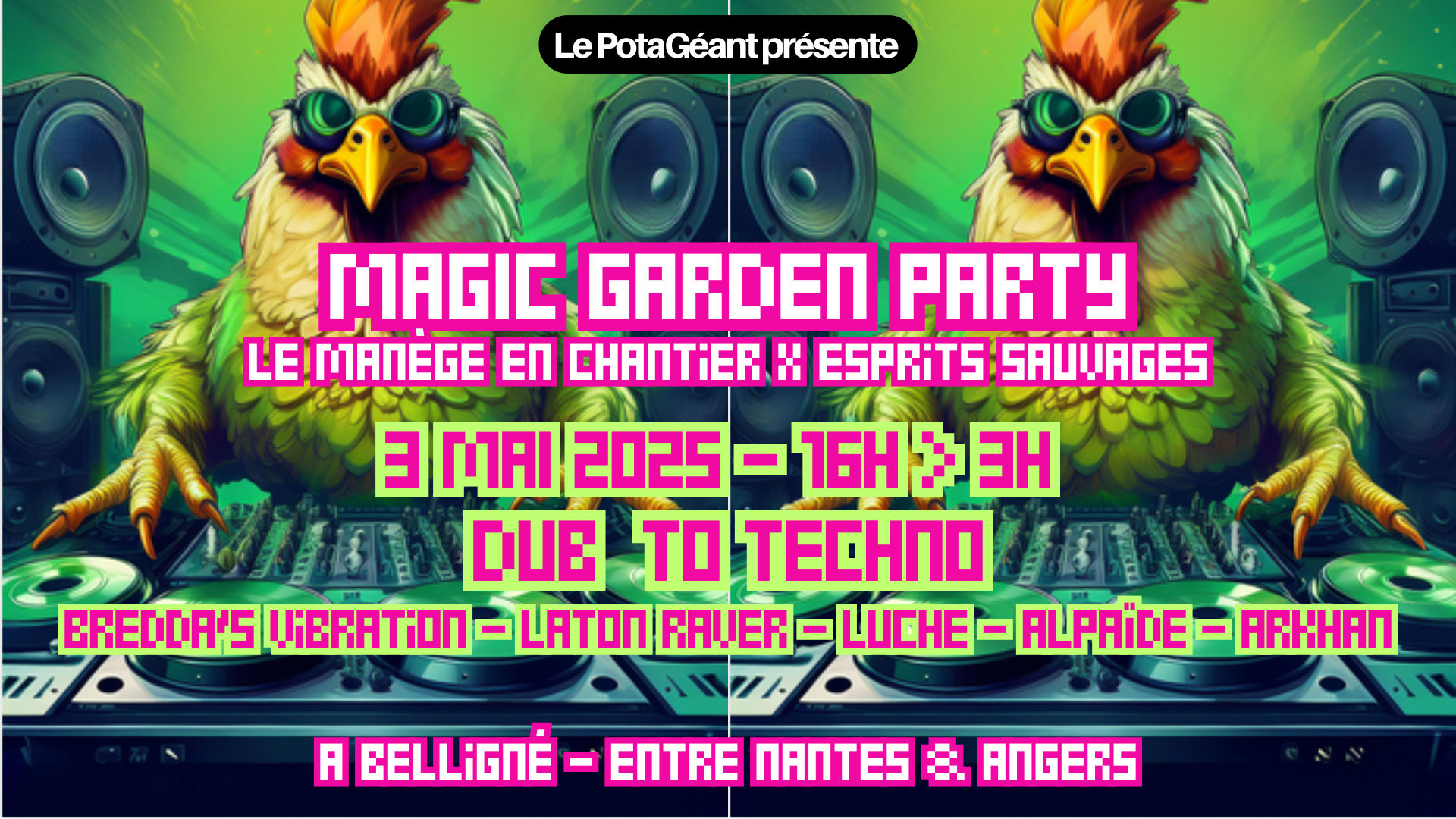 Magic Garden Party - Dub To Techno