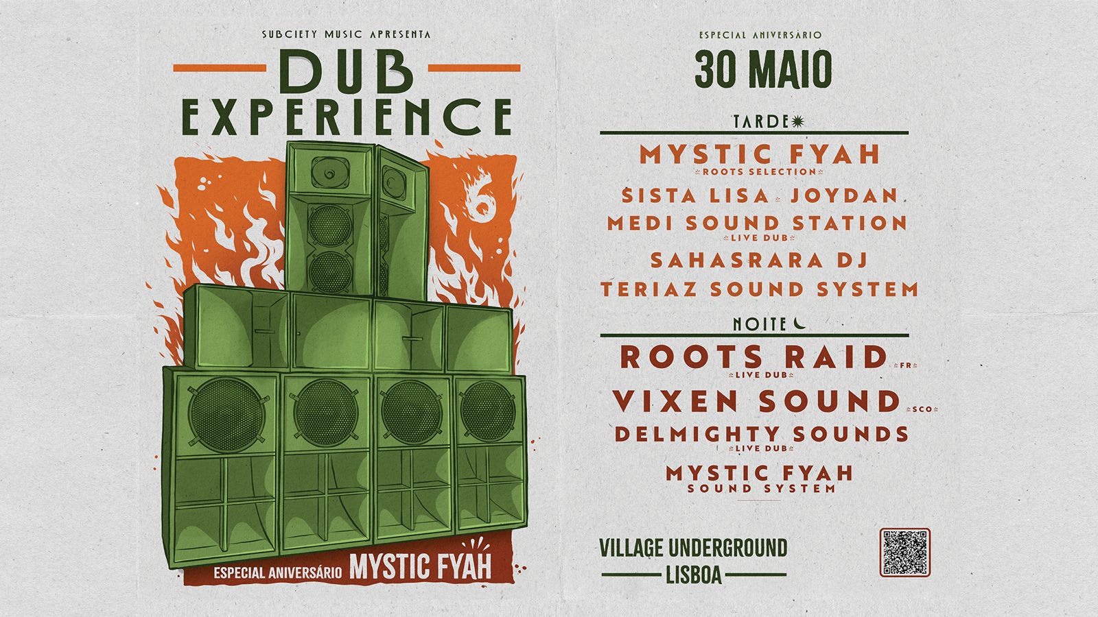 Dub Experience #6 - Especial Aniversário Mystic Fyah