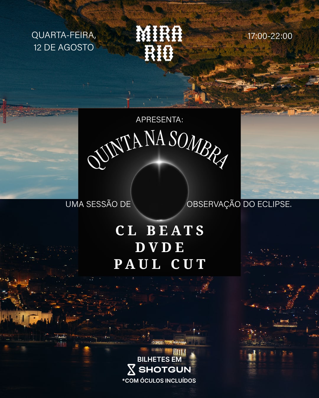 Mira Rio Apresenta: Quinta Na Sombra (Observação Do Eclipse)