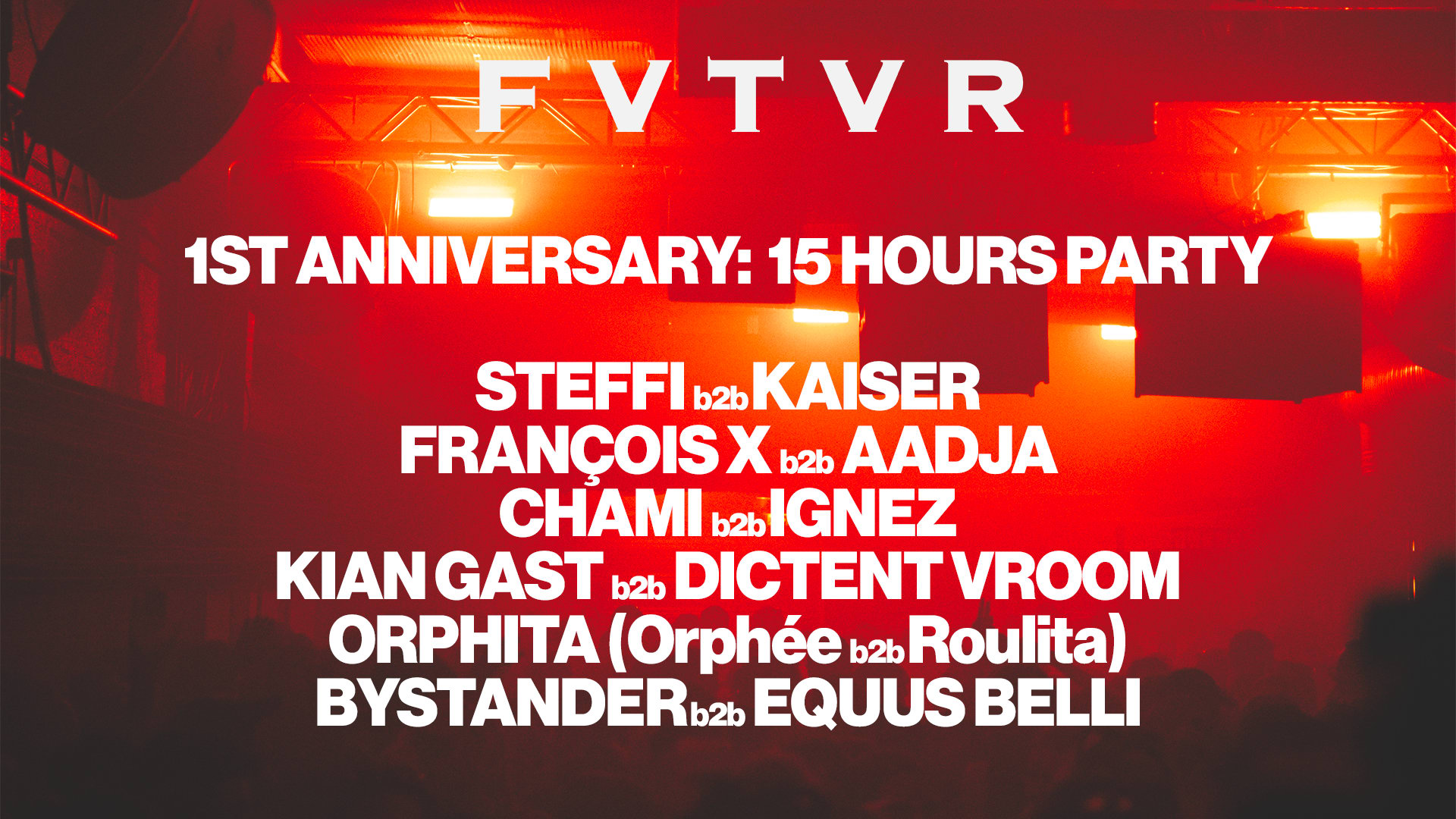 Fvtvr 1st Anniversary: 15h Party