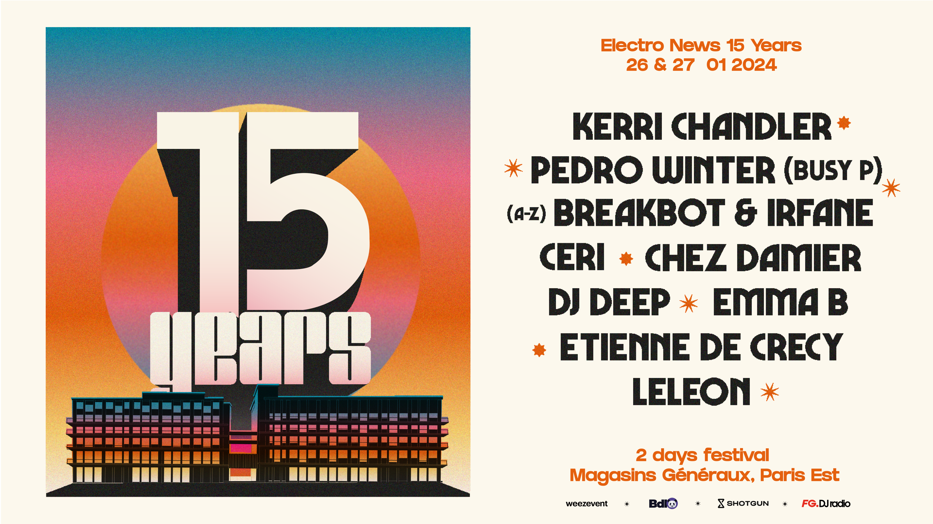 Electro News 15 Years - 2 Day Festival