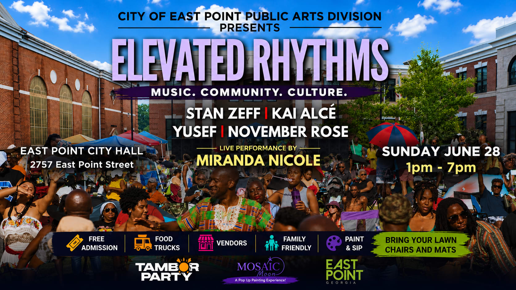 Elevated Rhythms - Sunday, June 28 (Free Event)