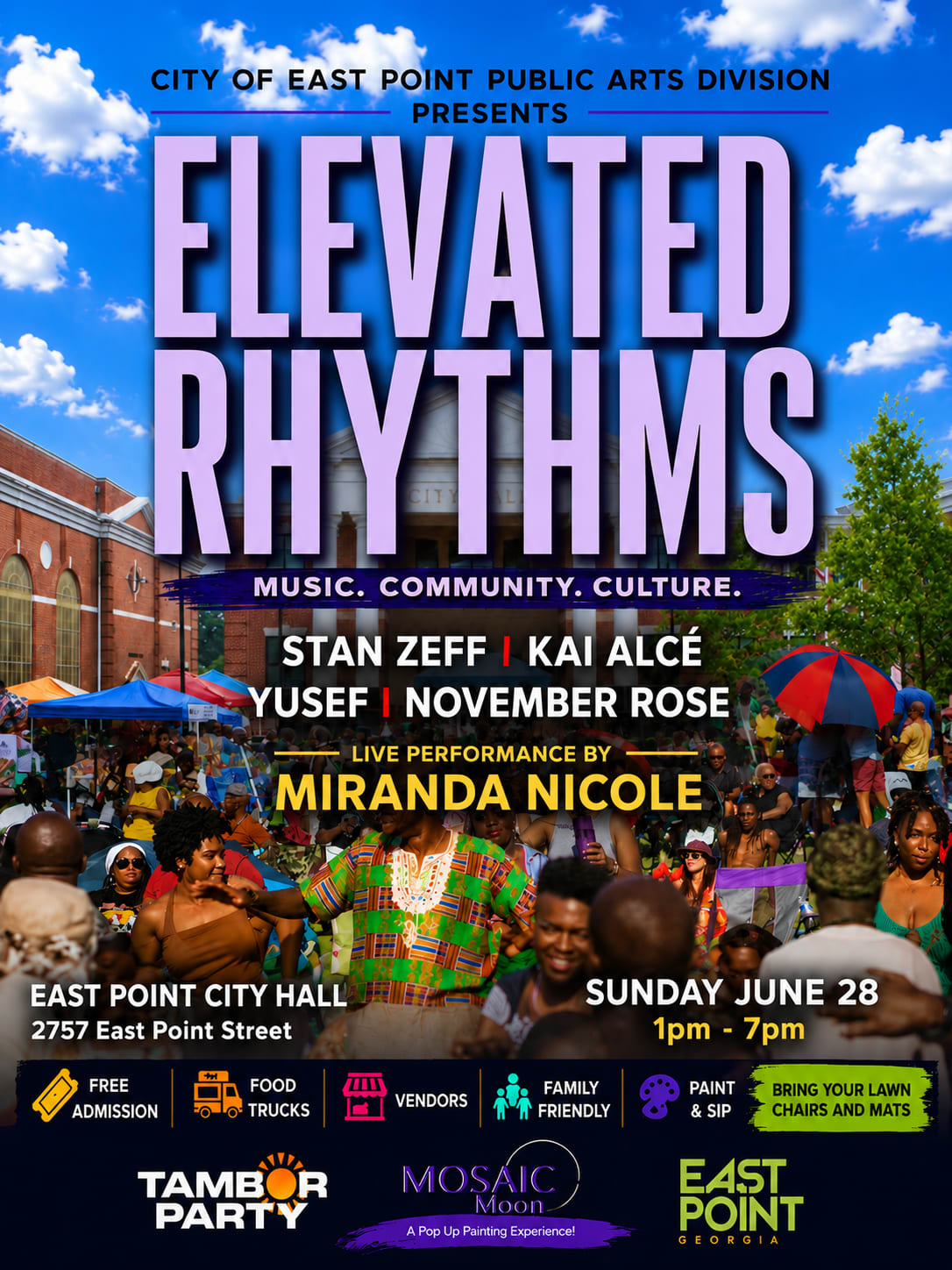 Elevated Rhythms - Sunday, June 28 (Free Event)