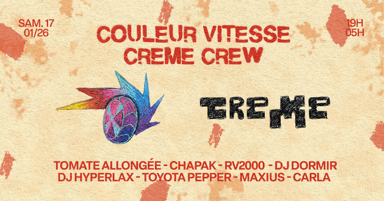 Couleur Vitesse & Crème Crew