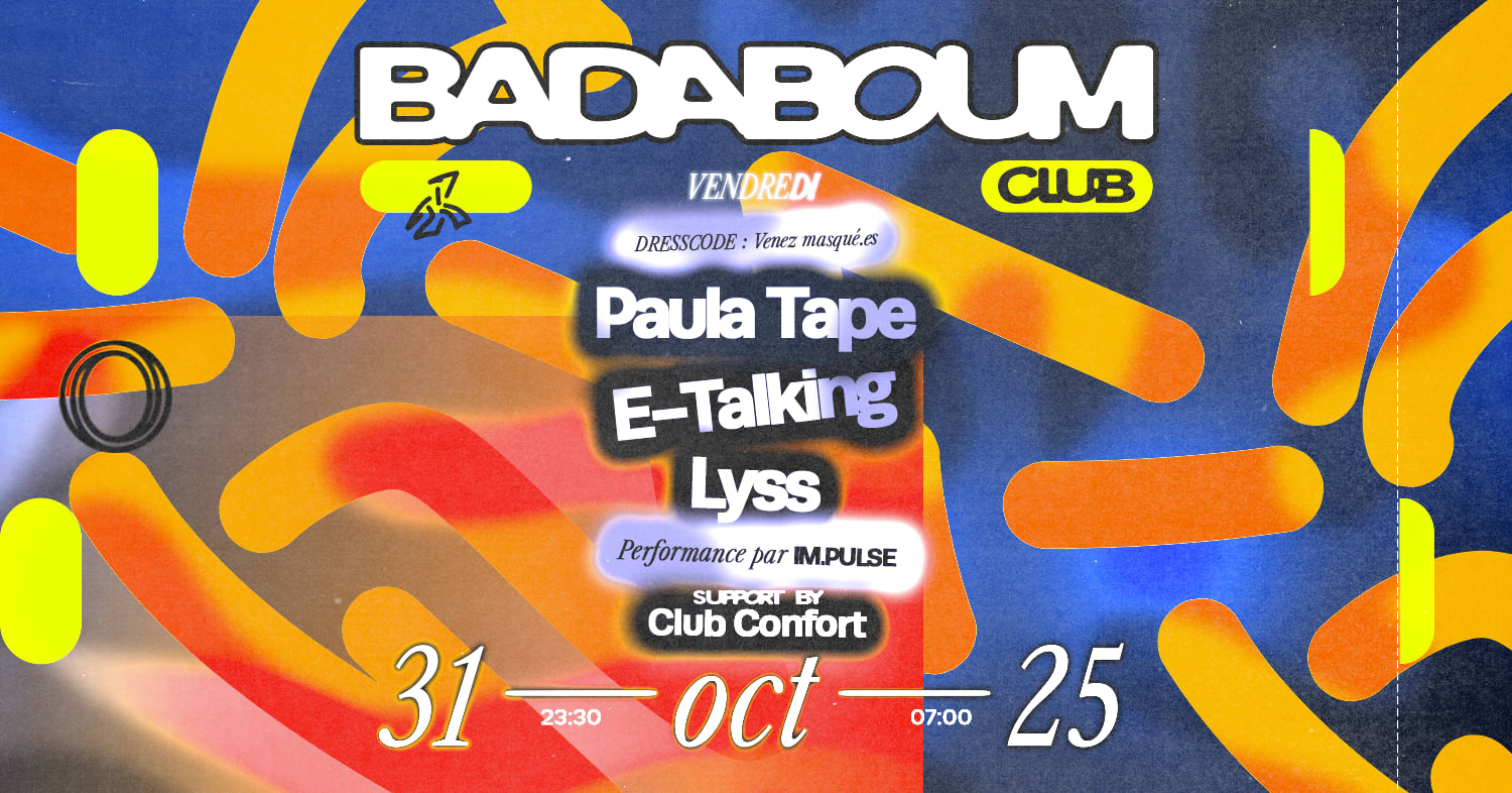 Club — Halloween: Paula Tape, E-Talking, Lyss