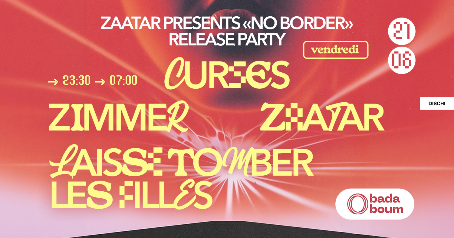 Club — Zaatar Presents No Border With Curses (+) Zimmer