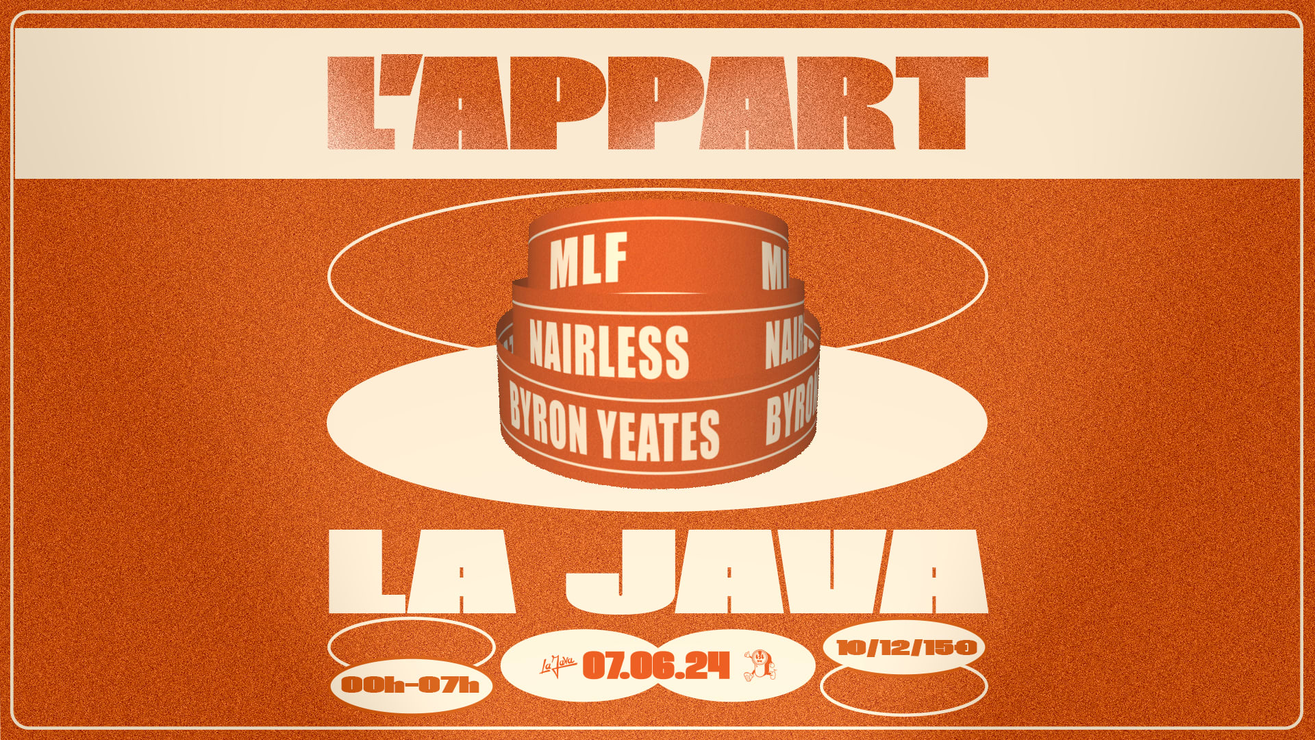 L'appart X La Java : Byron Yeates, Nairless & Mlf