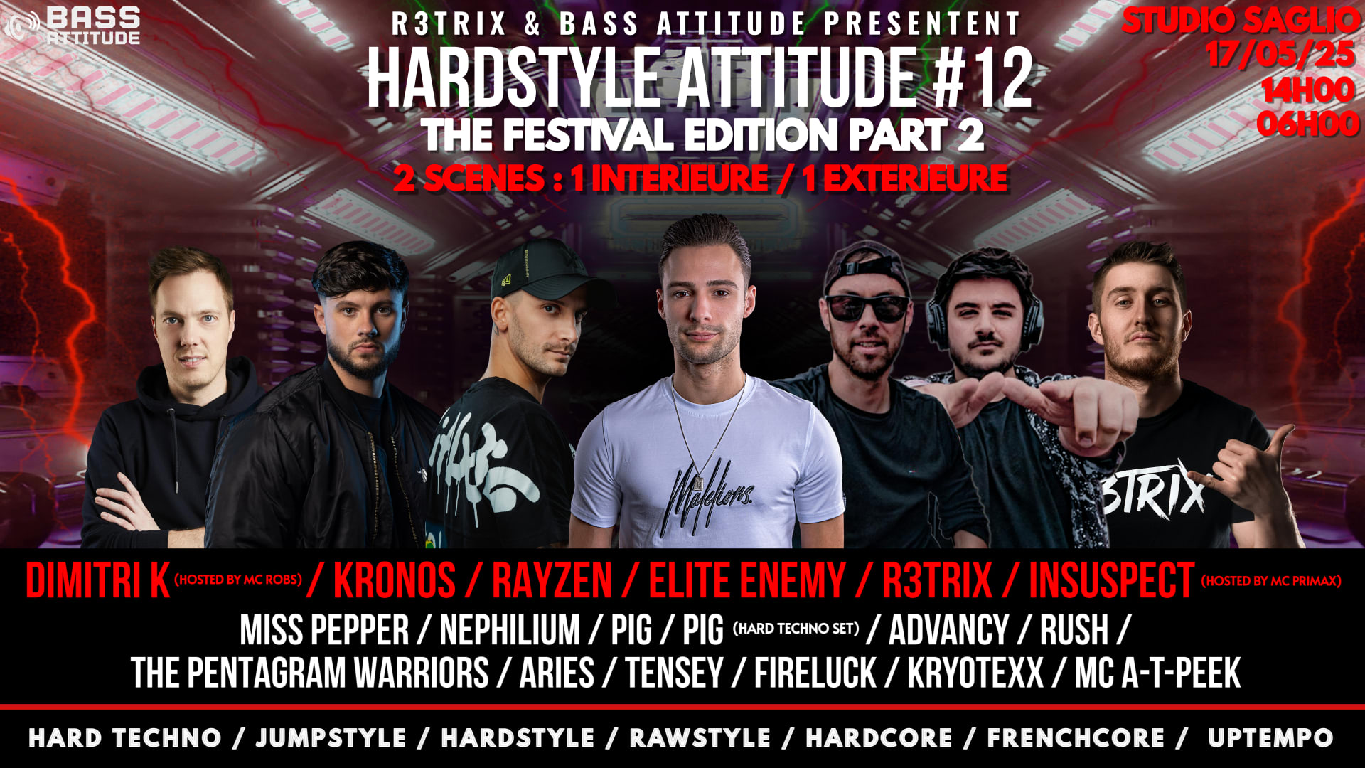 R3trix & Bass Attitude Présentent : Hardstyle Attitude #12