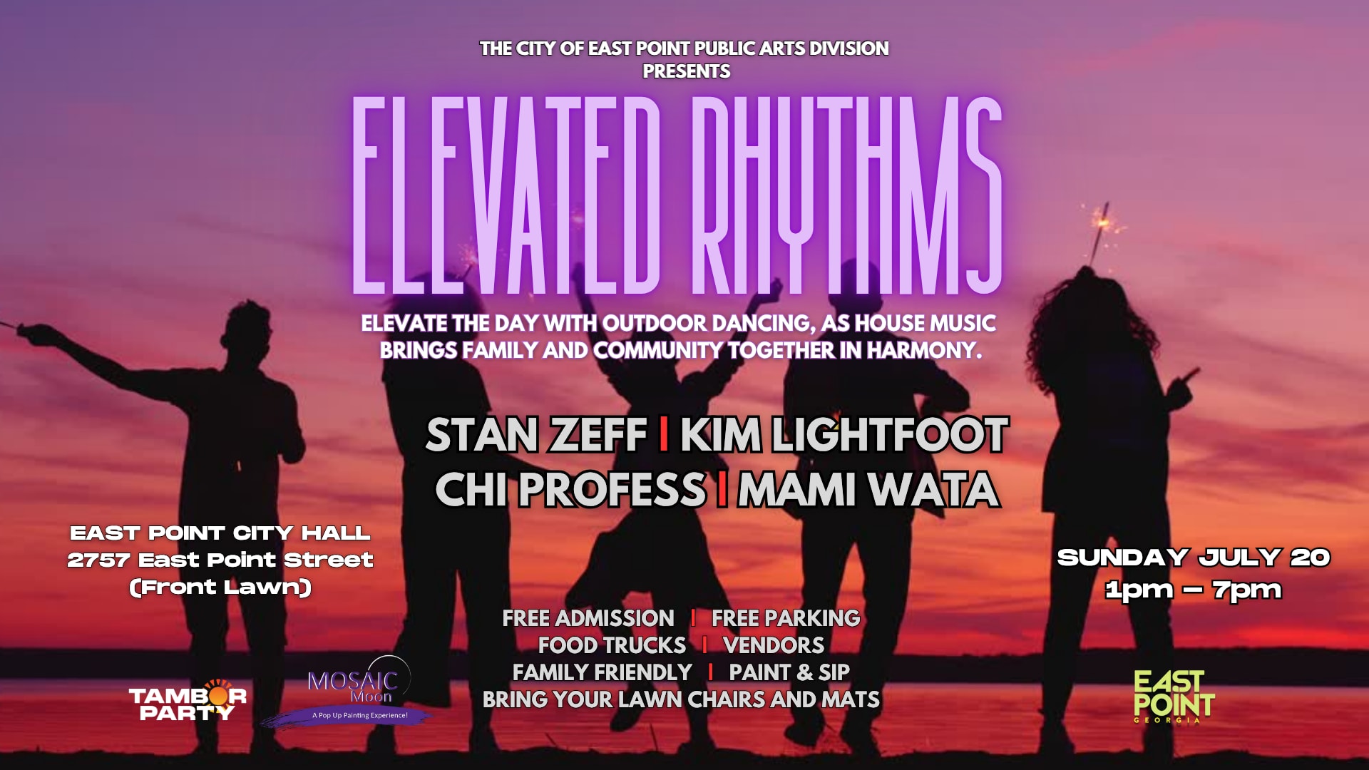 Elevated Rhythms - Sunday July 20