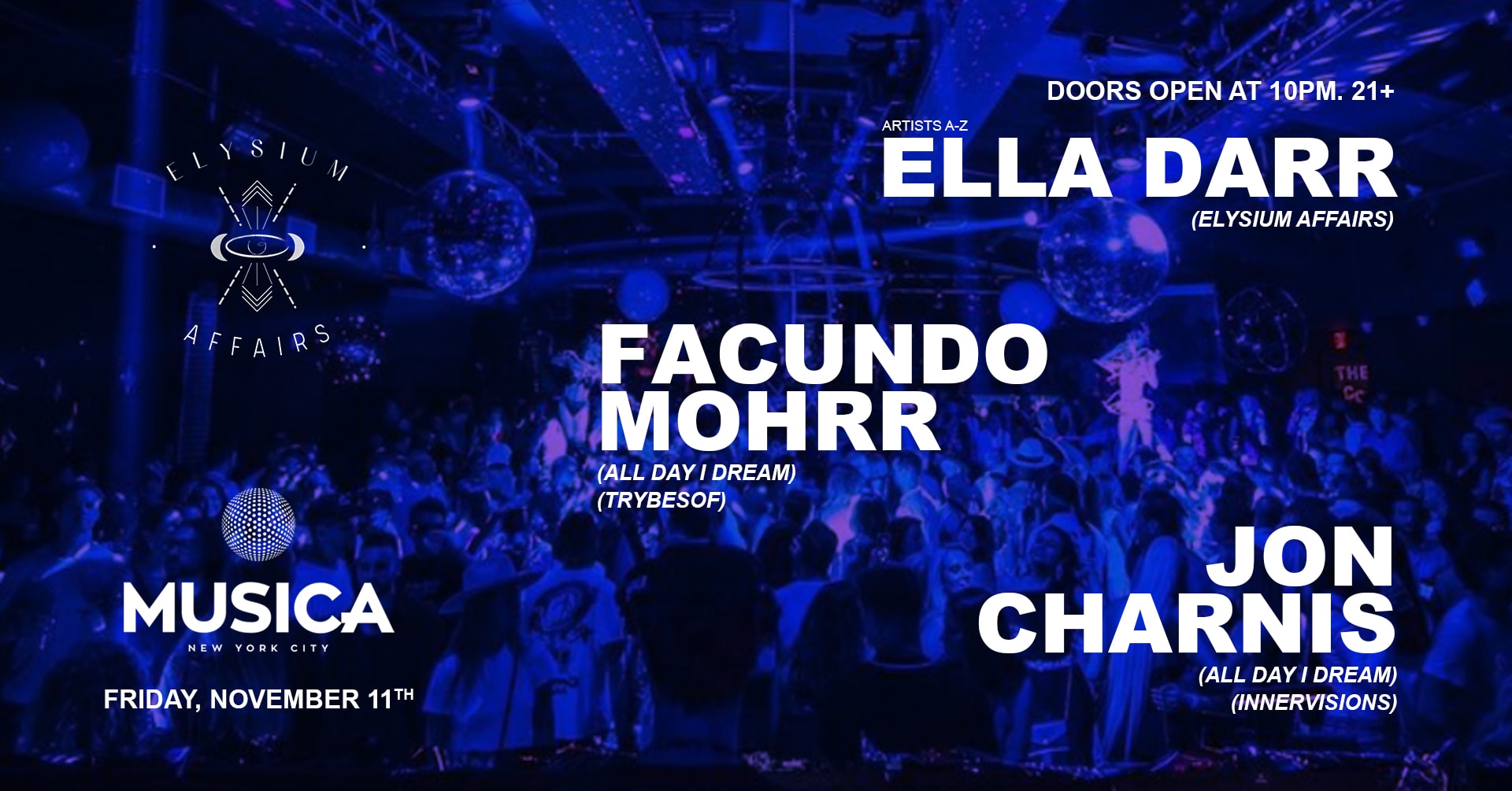 Elysium Affairs Presents Facundo Mohrr & Jon Charnis