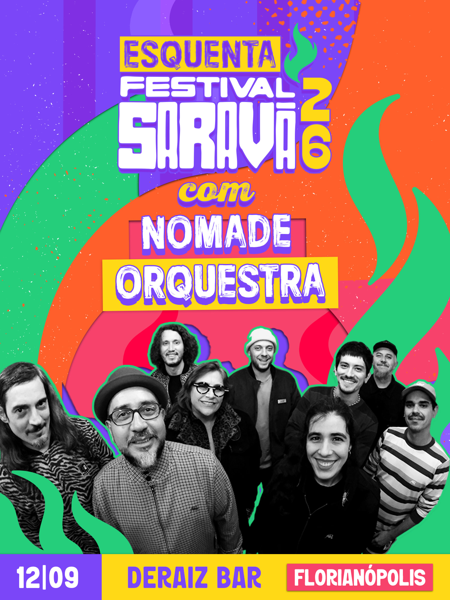 Esquenta Festival Saravá 2026 - Florianópolis