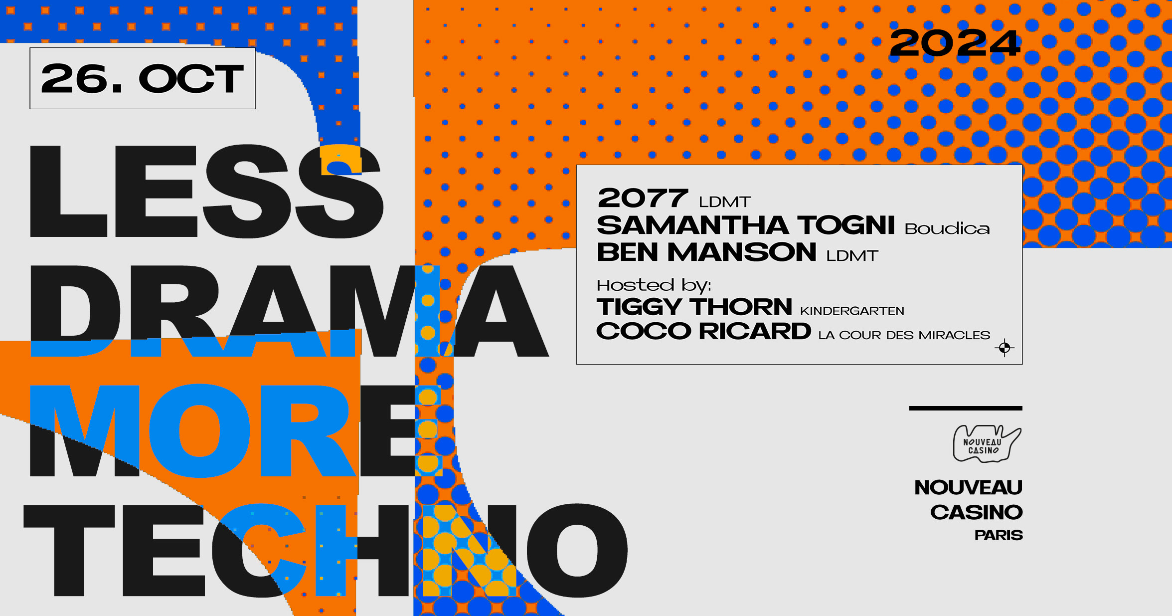 Less Drama More Techno 9th Anniversary W/ Samantha Togni