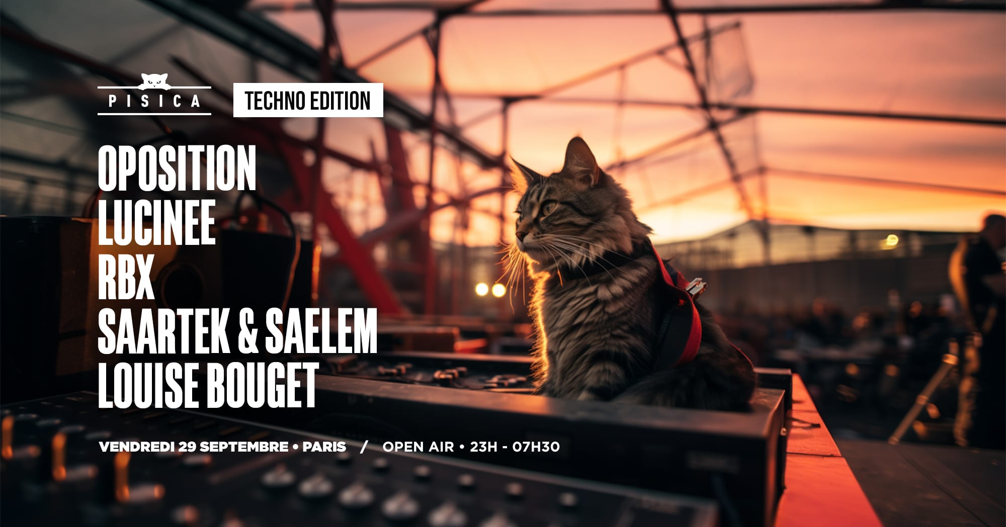 Pisica Open Air Closing : Techno Edition
