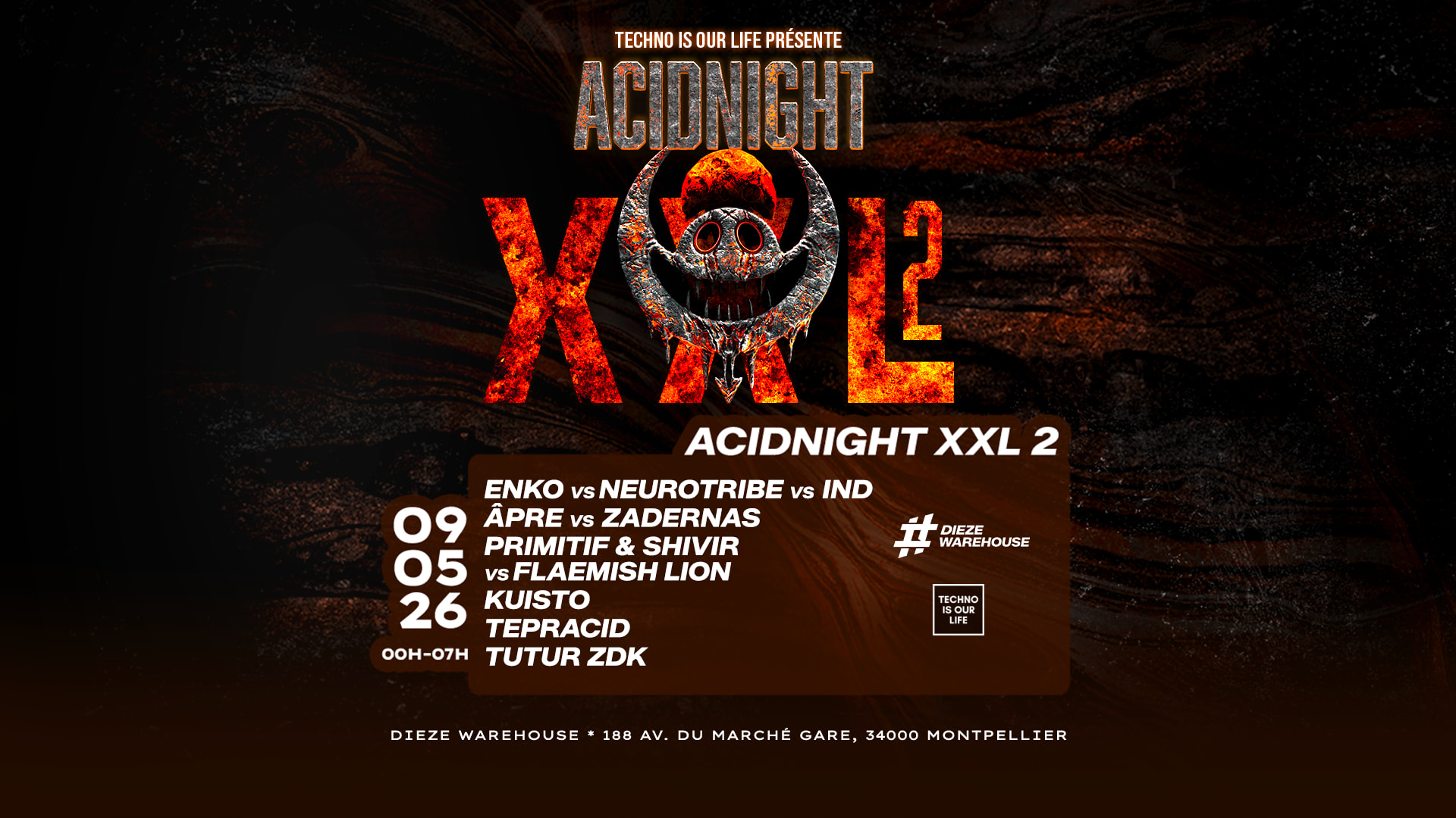 Techno Is Our Life Presente Acidnight Xxl 2