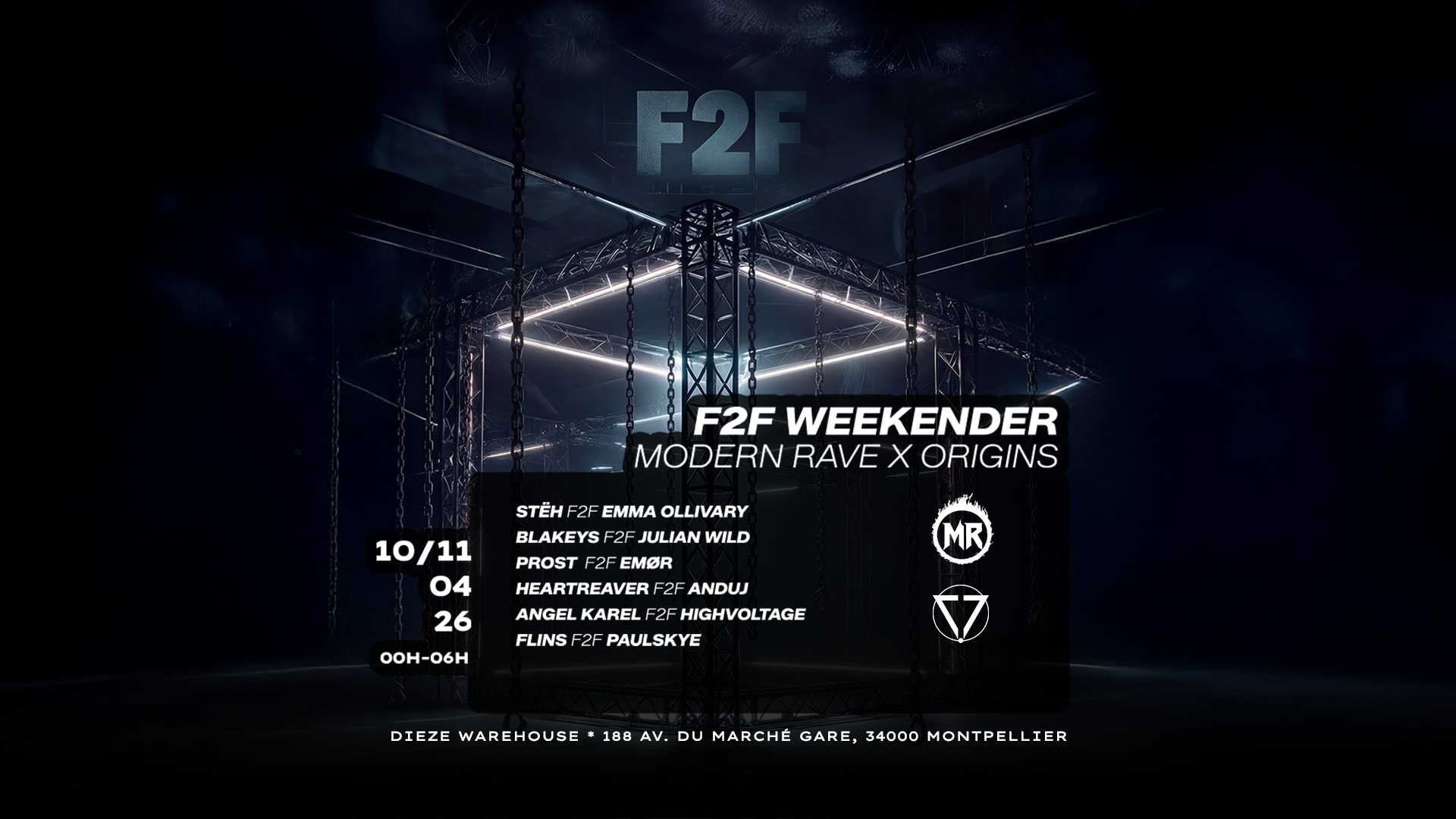 F2f Weekender - Modern Rave X Origins
