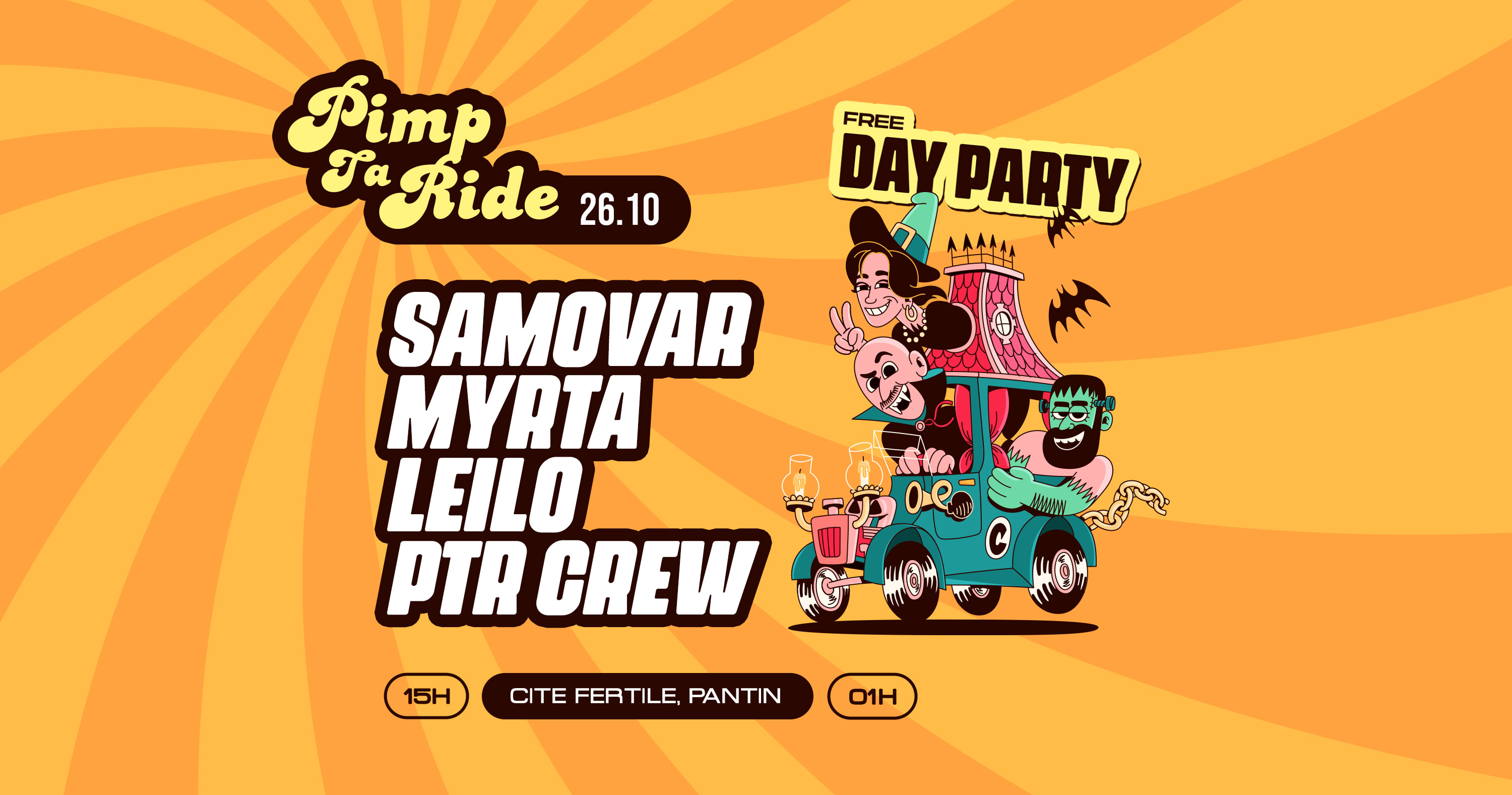 Pimp Ta Ride • Samovar, Myrta, Leilo