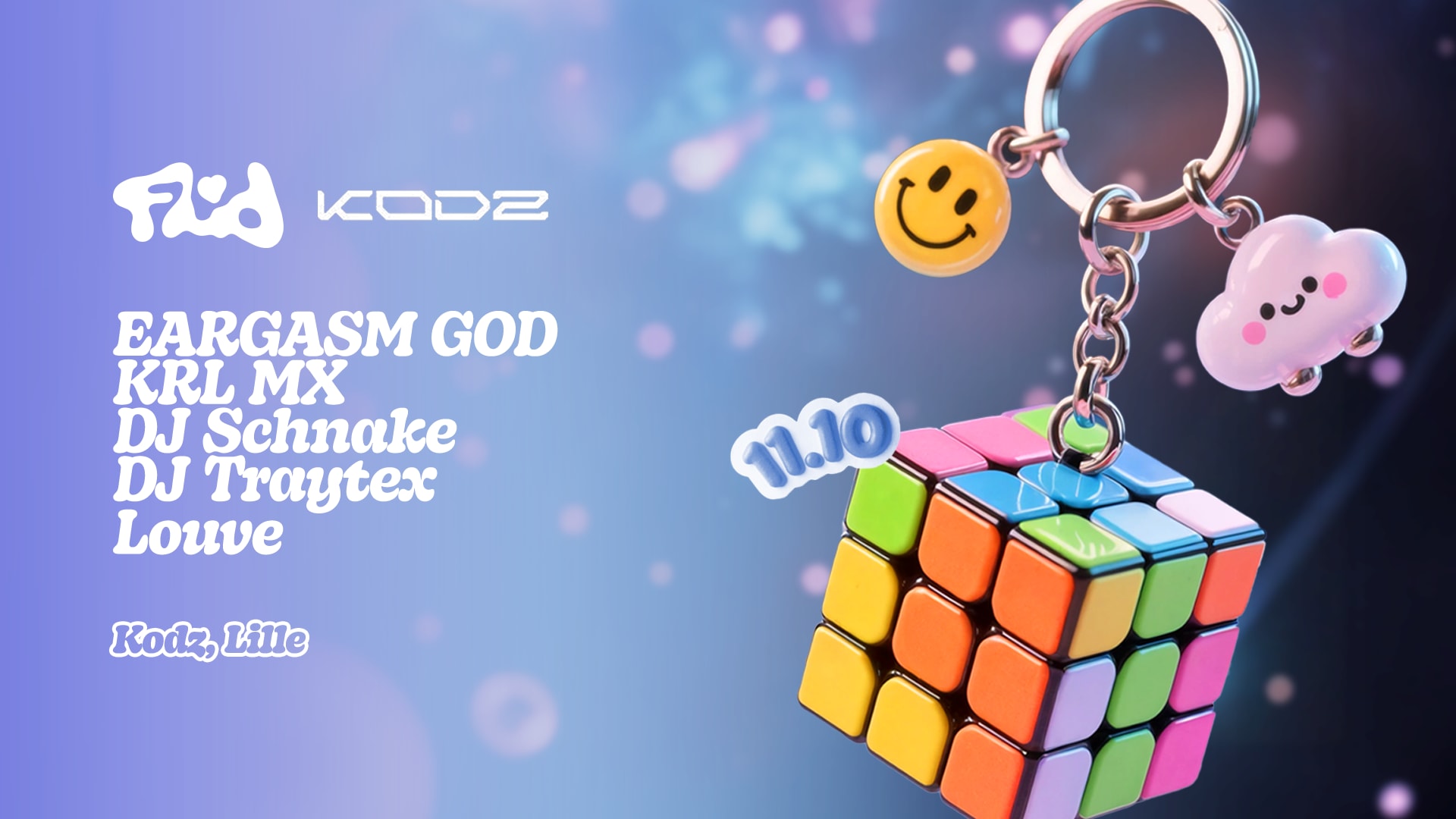 Kodz X Fluid : Eargasm God, Dj Schnake, Krl MX & More