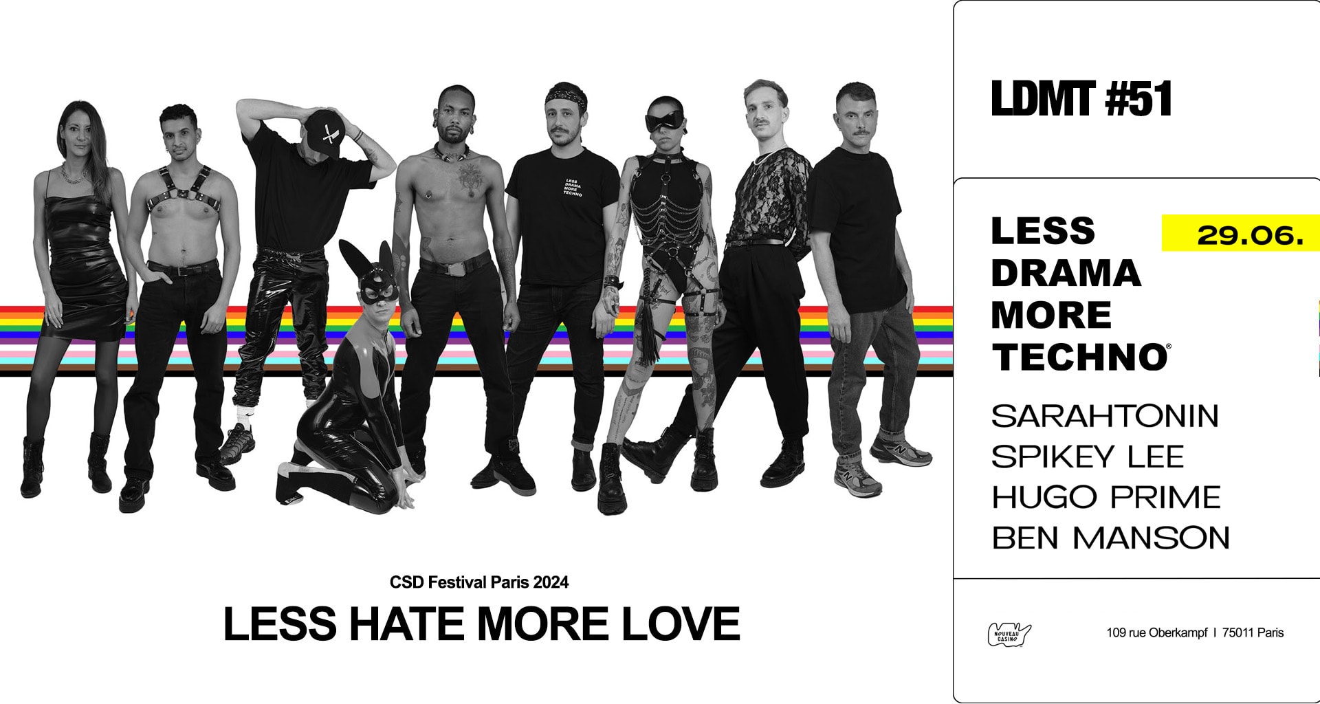 Less Drama More Techno #51 [Pride Closing]