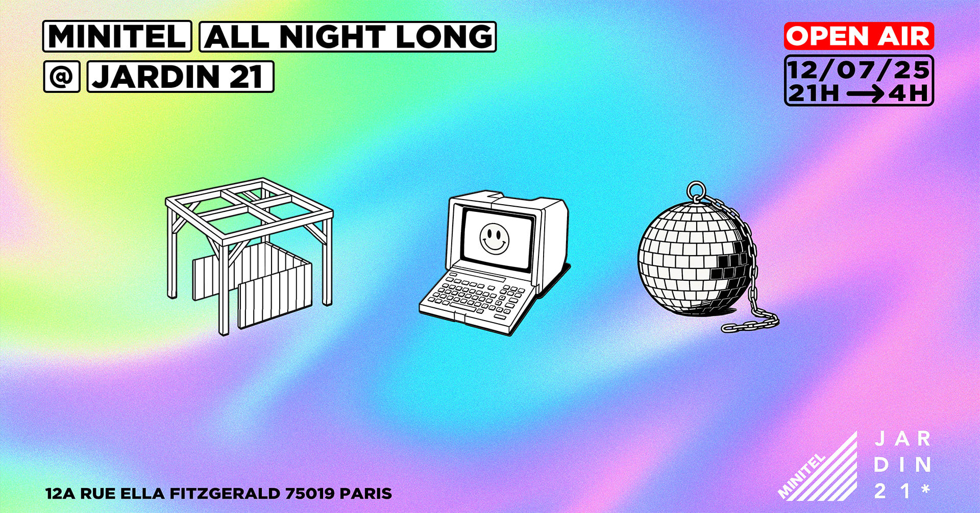 Minitel X Jardin21 ~ Open Air