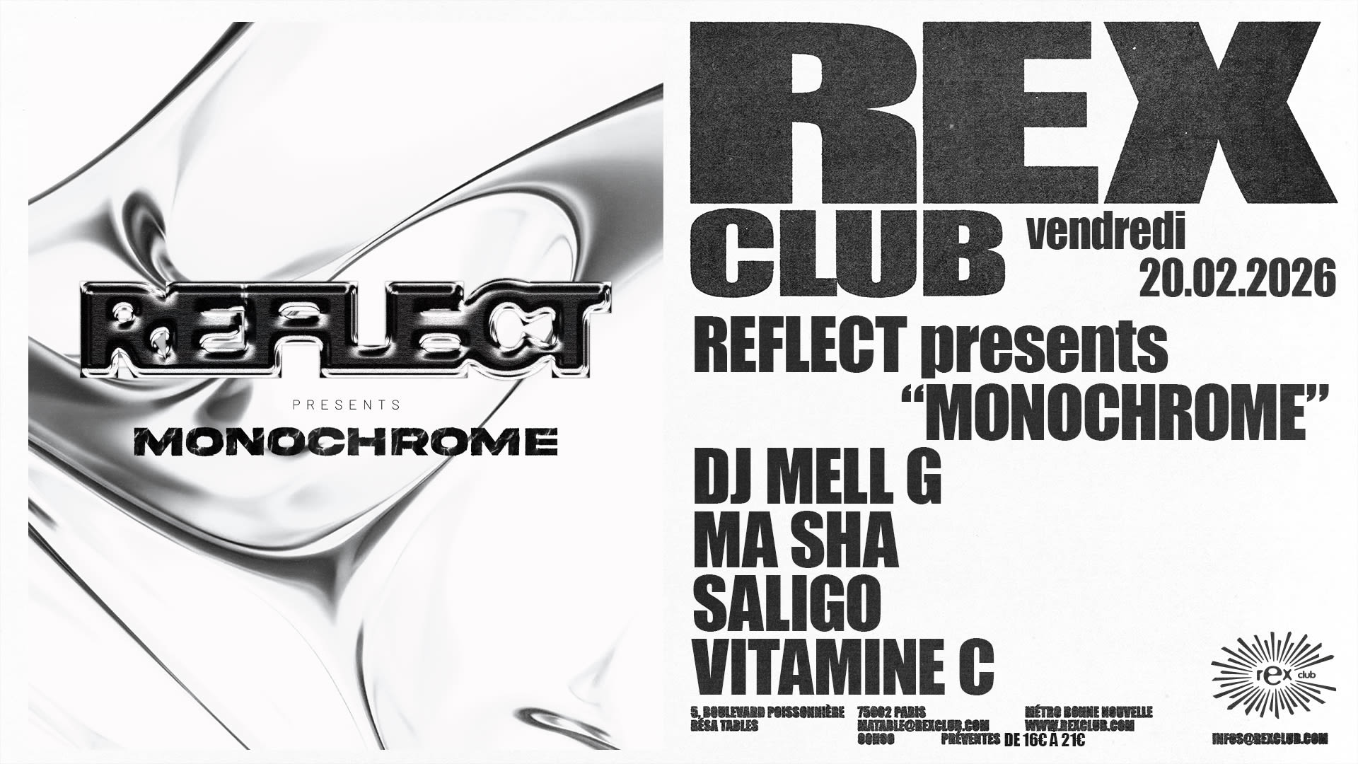 Reflect Presents : Dj Mell G, Ma Sha, Saligo & Vitamine C