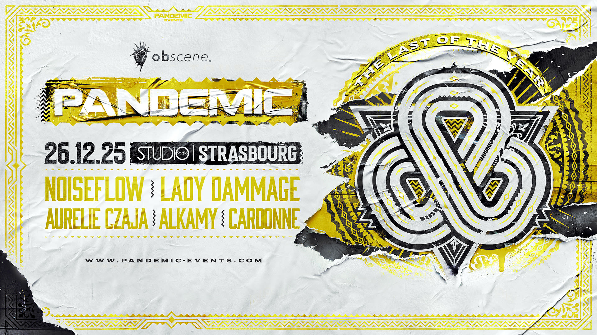 Pandemic X Obscene: Noiseflow - Lady Dammage - Aurelie Czaja
